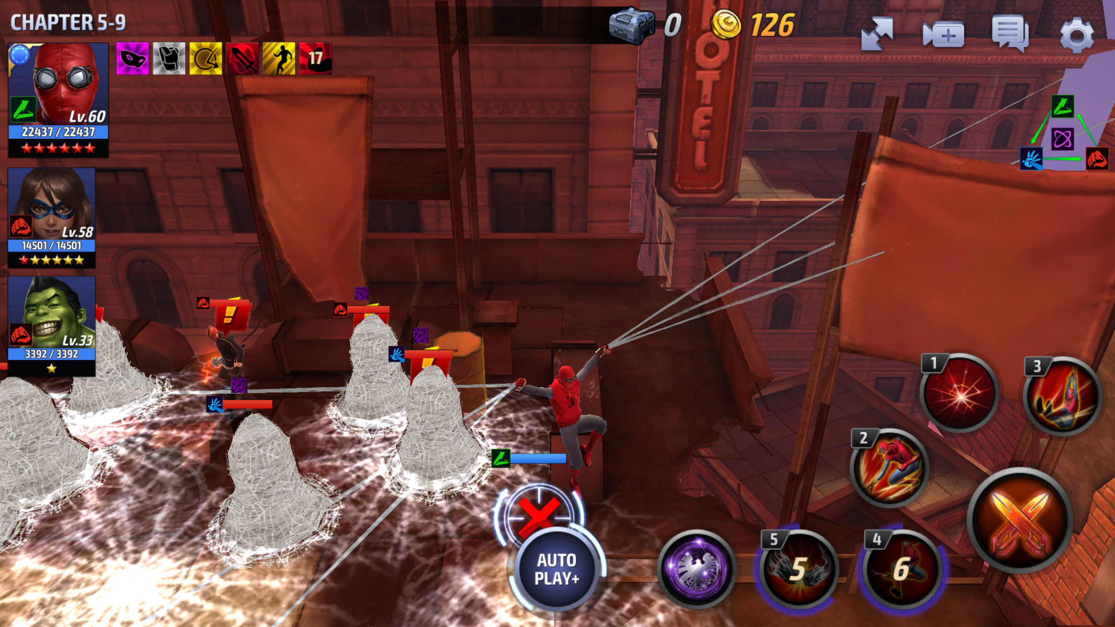 Marvel Future Fight - Spider-Man Gameplay