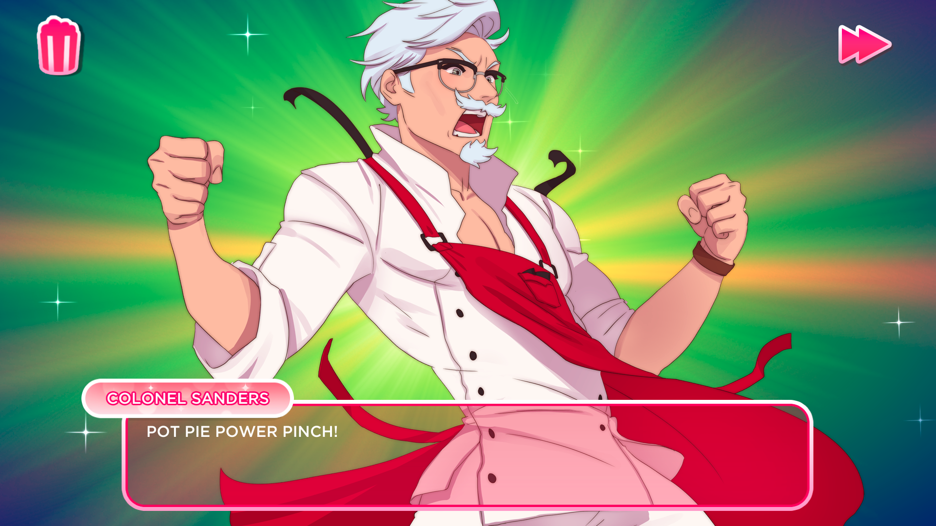Colonel Sanders is Finger Lickin' Hot in KFC's Anime Dating Game