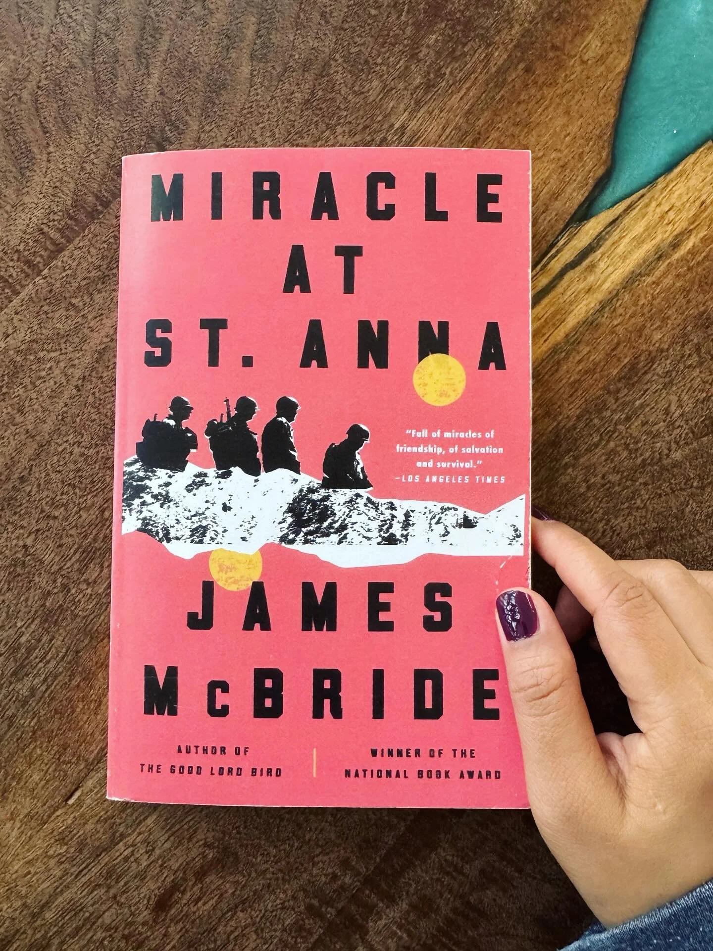 review | james mcbride&rsquo;s &ldquo;miracle at st. anna&rdquo;⁠
⁠
I have been slowly making my way through James McBride&rsquo;s backlist and his debut novel, &ldquo;Miracle at St. Anna,&rdquo; slayed me. It is intricate, heartbreaking, compassiona