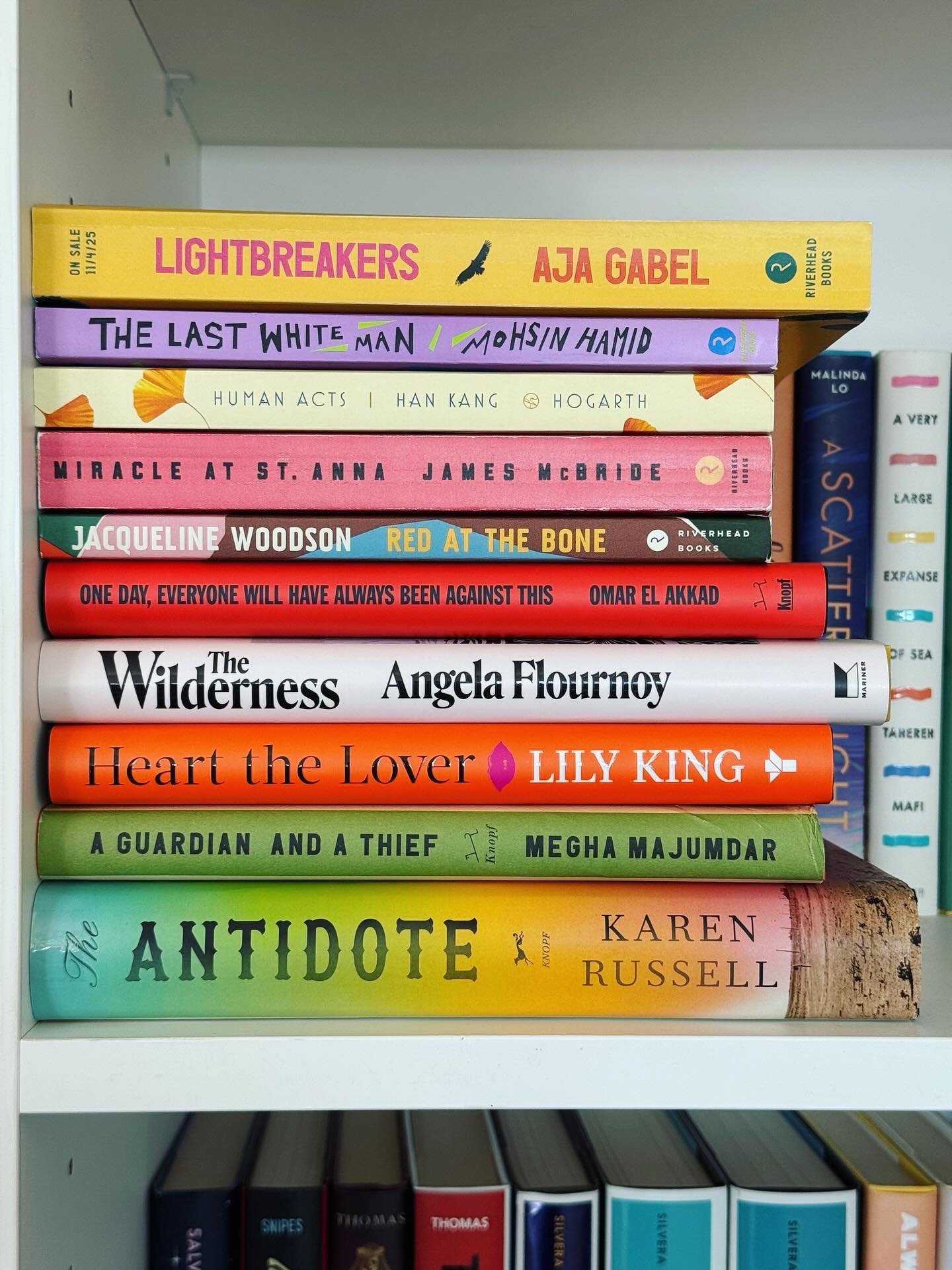 reading roundup | october 2025⁠
⁠
Books read: 15⁠
⁠
October was an exceptional reading month. Best of the year (so far)!⁠
⁠
My reading was dominated by the emotional effects of war and political conflict, as well as stories about family and Love. ⁠
⁠