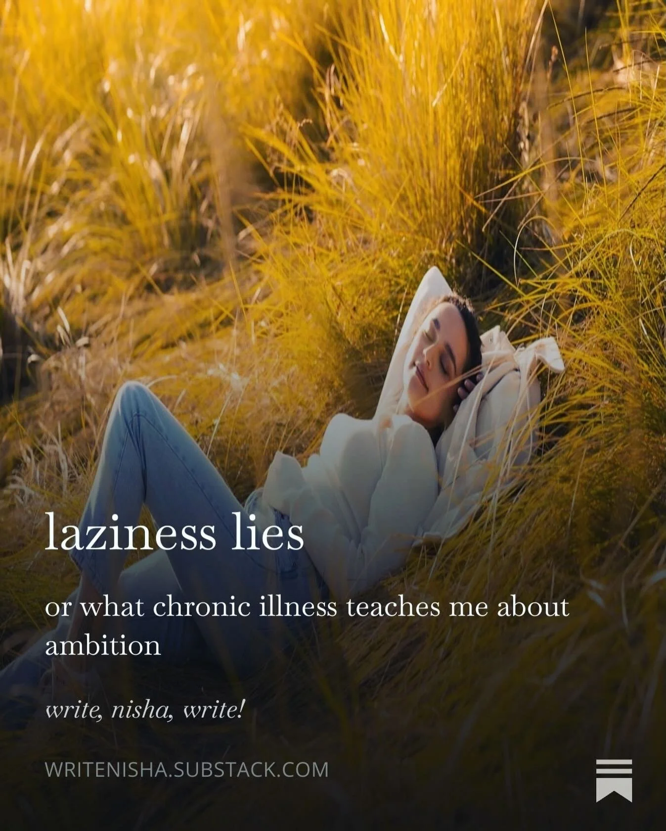 the writing life | substack no. 40⁠
⁠
I have struggled with the roles of goals and ambition in my life because what I want doesn&rsquo;t seem to be &ldquo;big&rdquo; or &ldquo;worthy&rdquo; enough of the performance society values. ⁠
⁠
It&rsquo;s bee