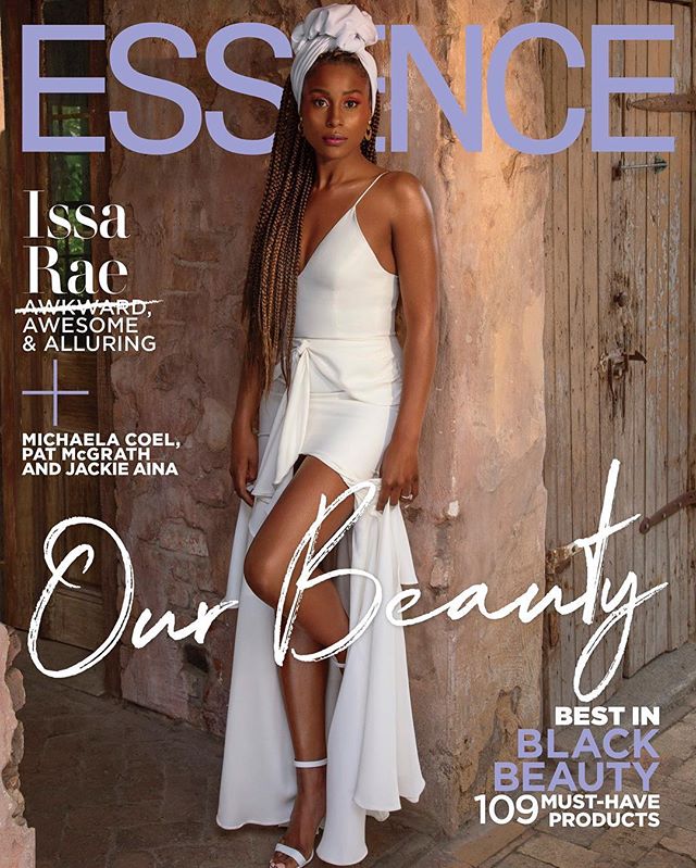 ISSA MF RAE!!! This @essence cover celebrating black beauty is EVERYTHING 😍