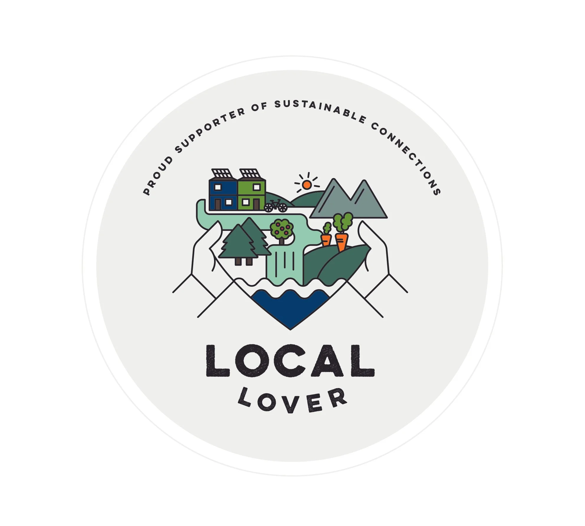 Sustainable Connections - Local Lover Emblem