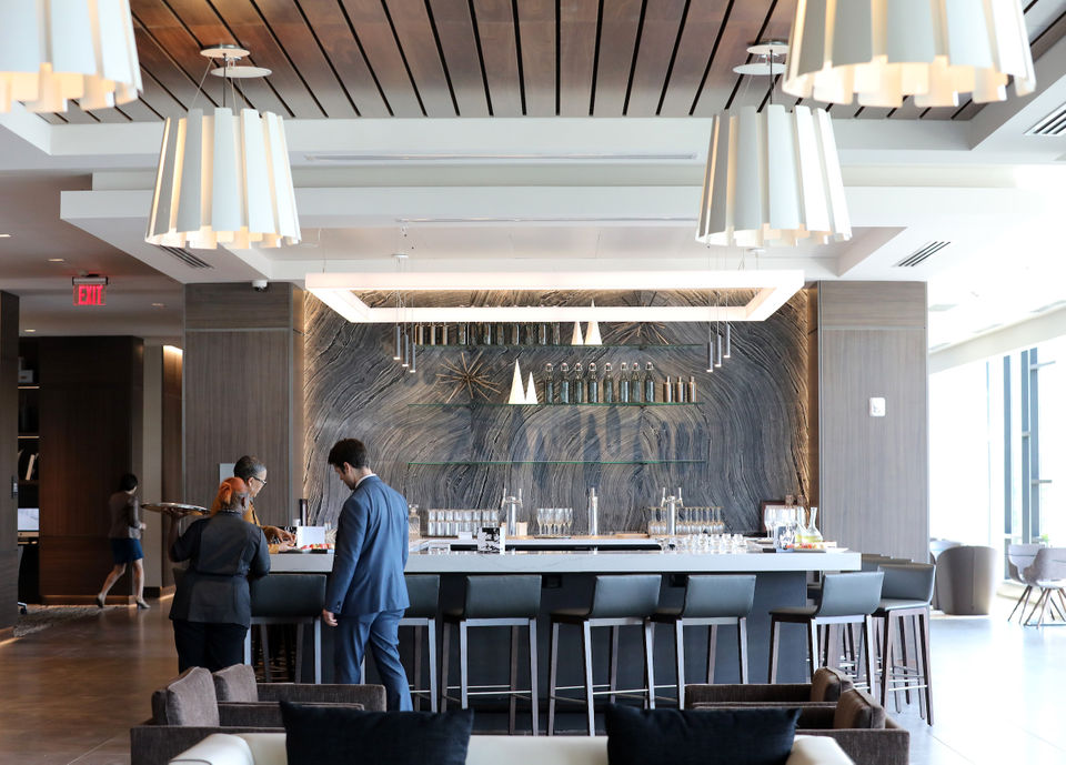 The AC Lounge, serving cocktails and small plates. (Lisa DeJong, The Plain Dealer)