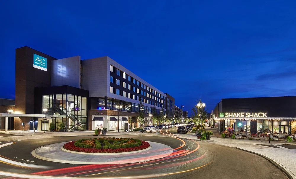 AC Hotel Cleveland Beachwood exterior at Pinecrest