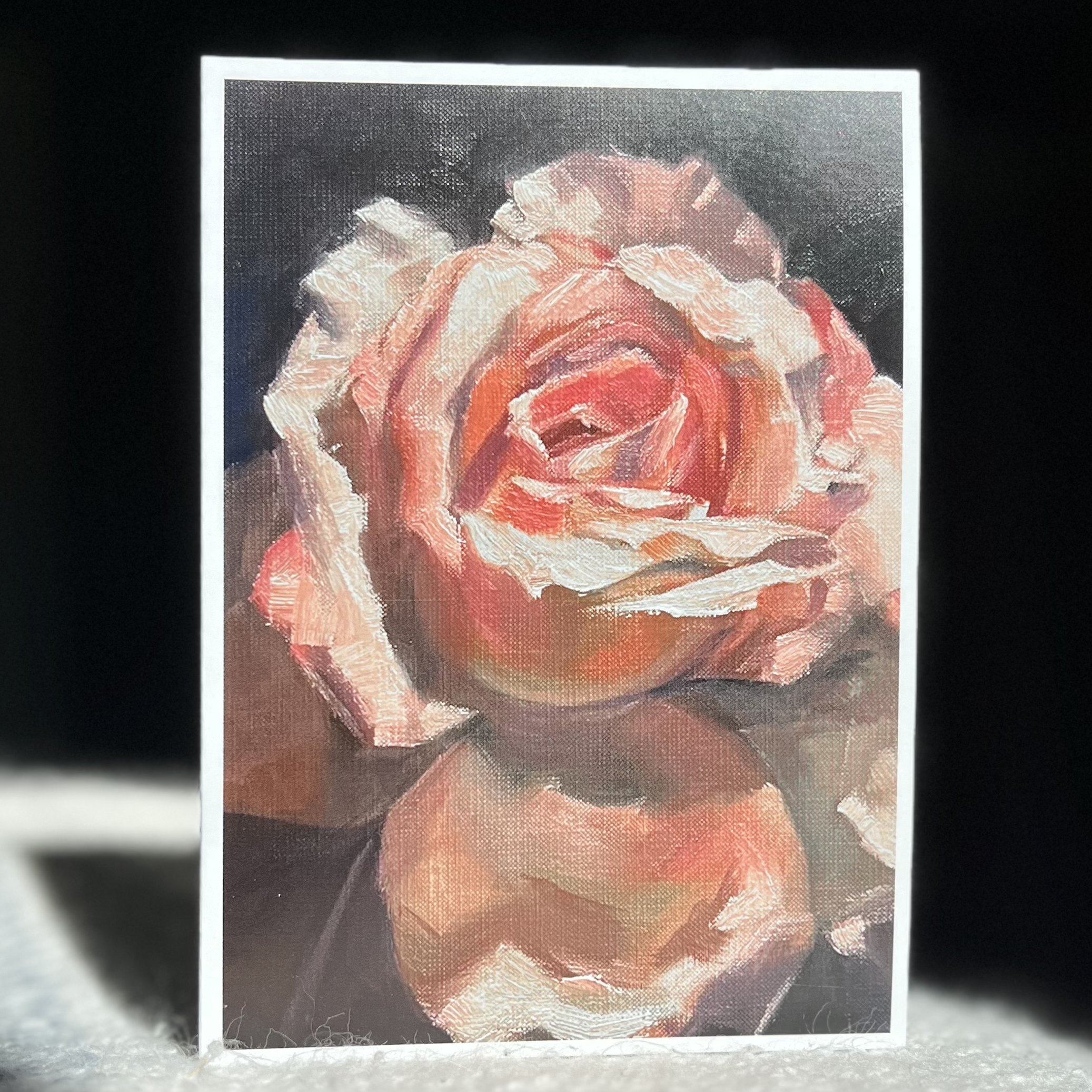 Rose Study IV | Folded Card