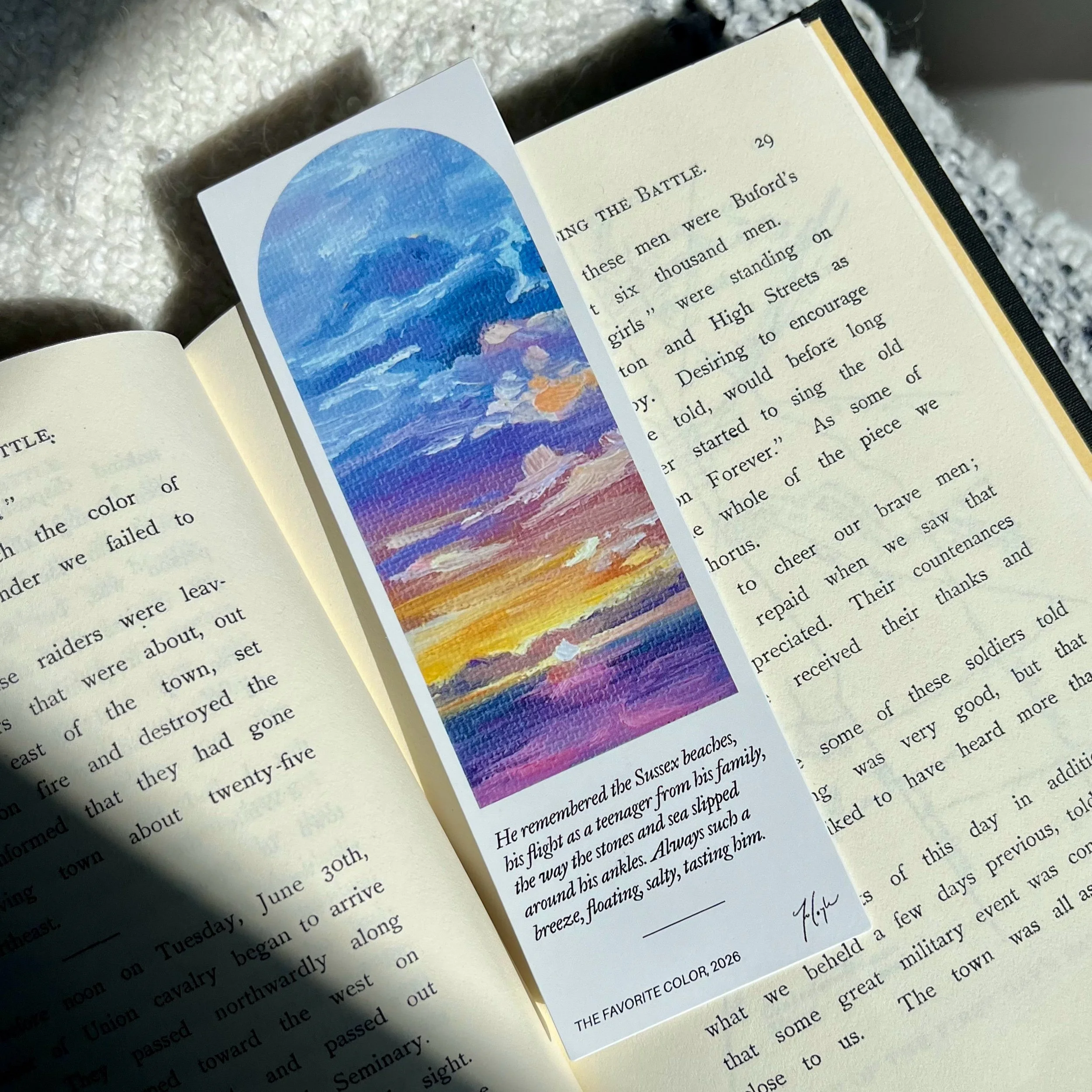 The Favorite Color | Art & Arch Bookmark