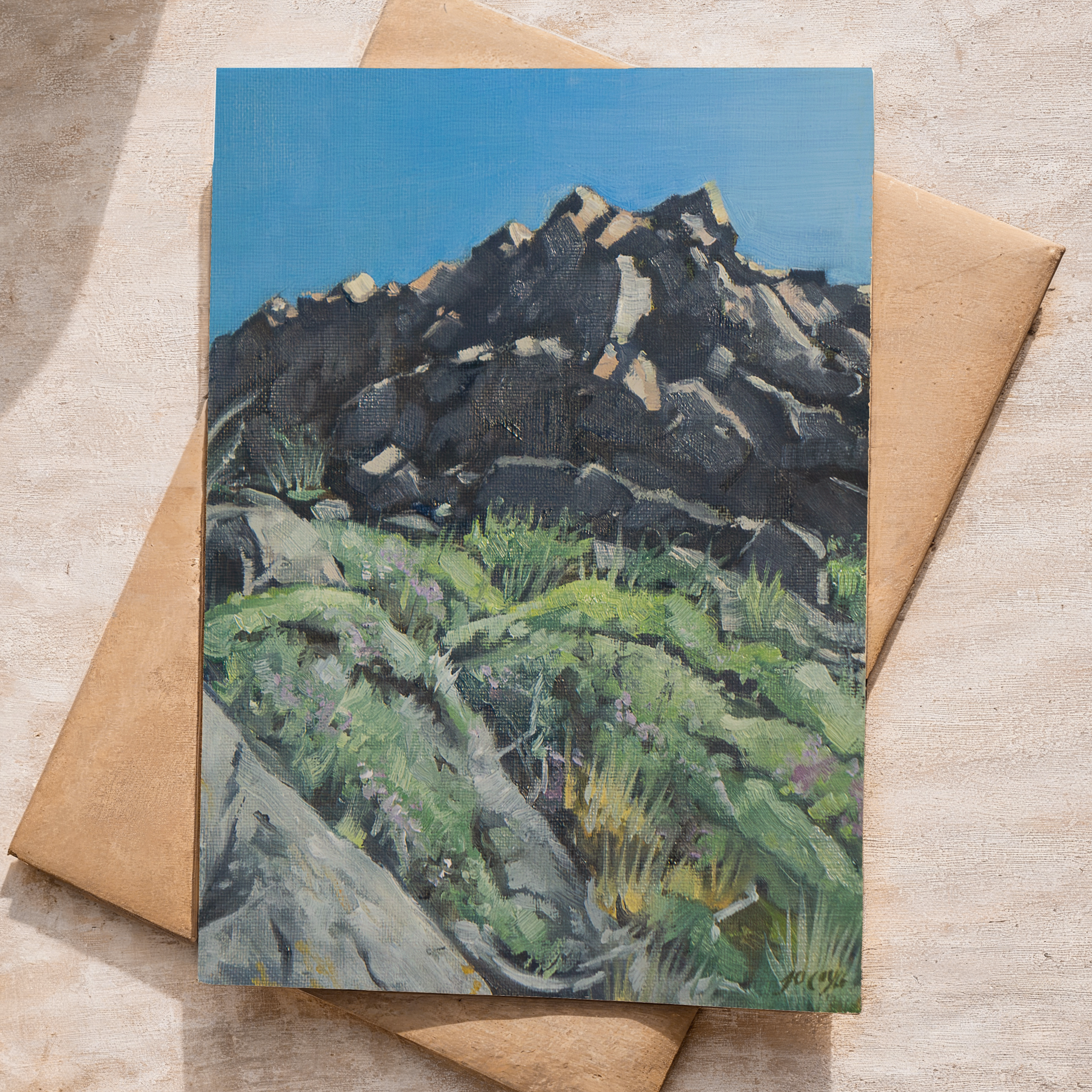 Too Cold for Rattlesnakes Postcard