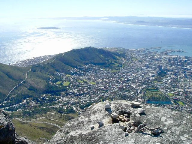 View of the Coast from Table Top Mountain