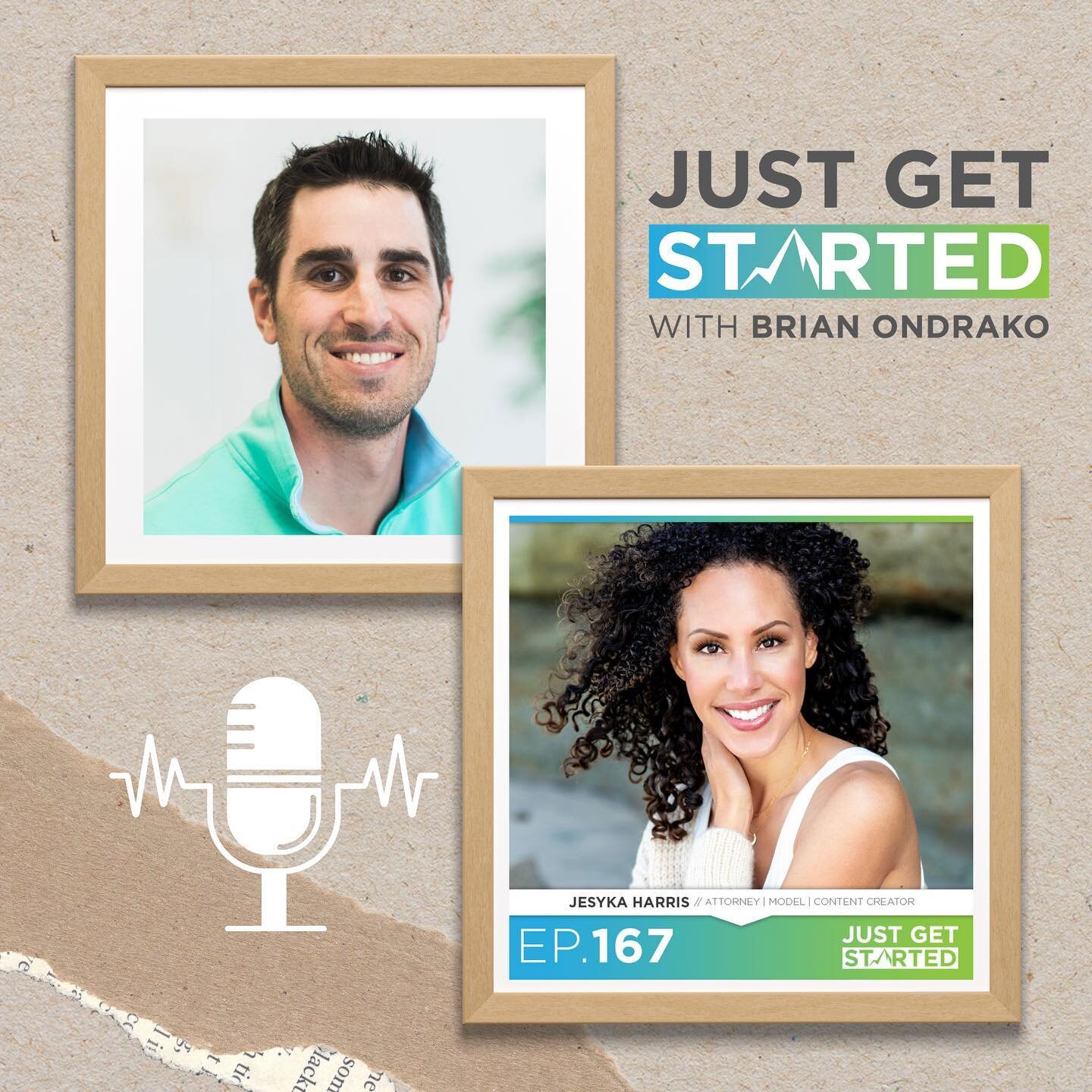 Did a really cool podcast interview with @brianondrako for @justgetstartedpodcast 🎙Love that this show is all about pursuing a life of fulfillment and the courage it takes to make that leap of faith. I&rsquo;m always inspired but his guests and thei