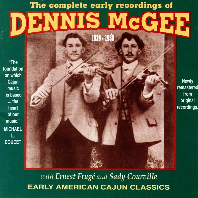 YAZ-2012 DENNIS McGEE The Complete Early Recordings Of Dennis McGee Available on iTunes/Apple Music, Amazon, Spotify, Google Play Music