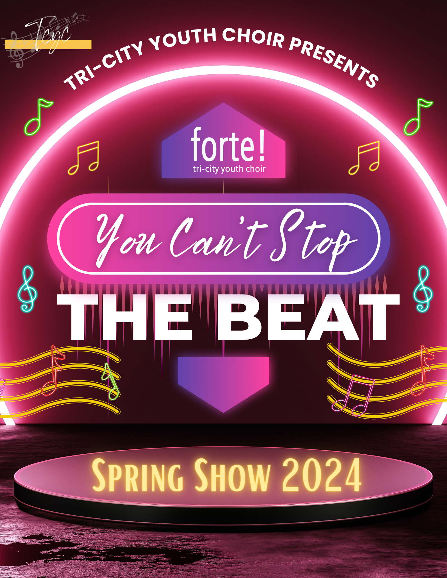 Forte! Show Choir - "You Can't Stop The Beat" 