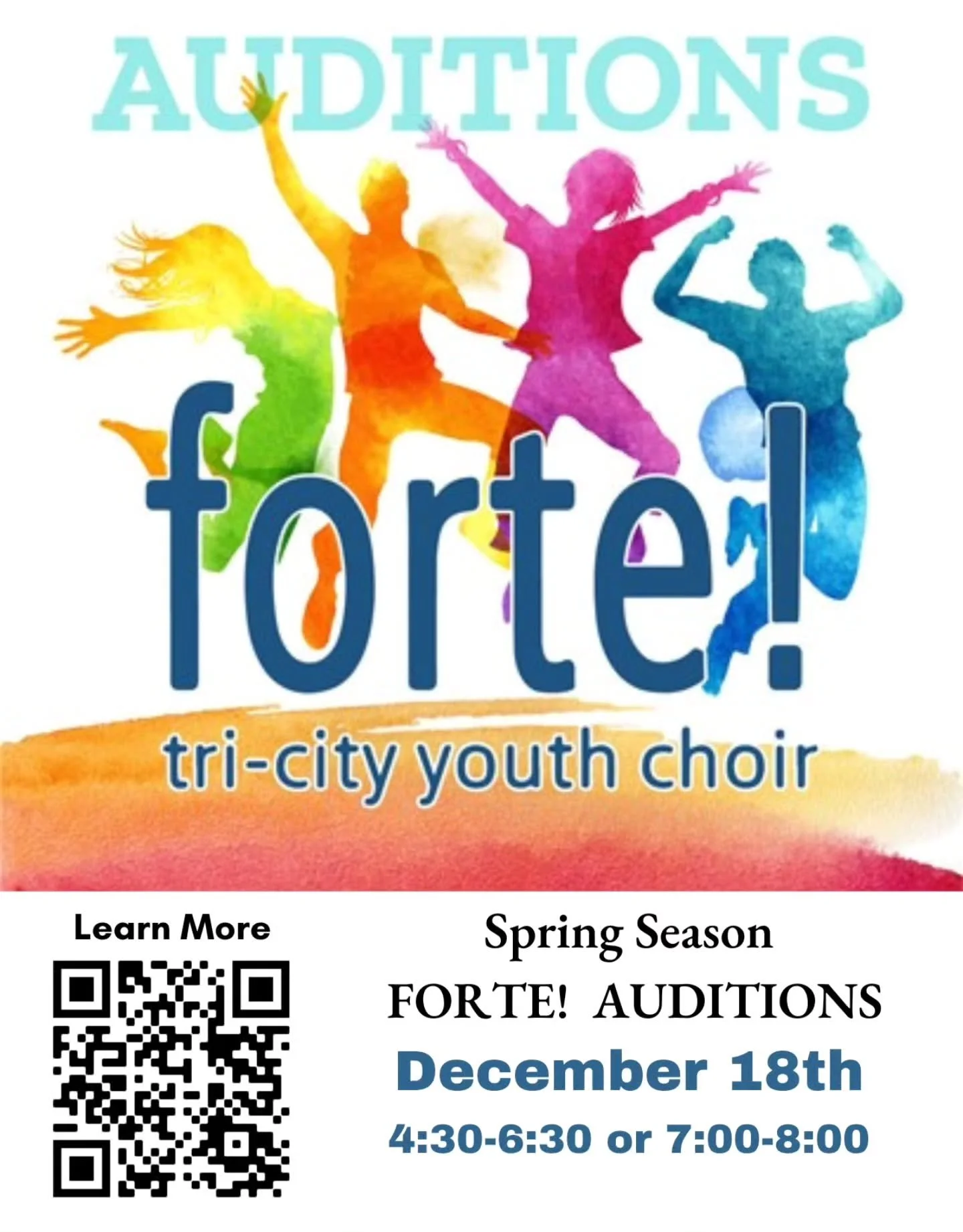 Forte! auditions December 18th!
