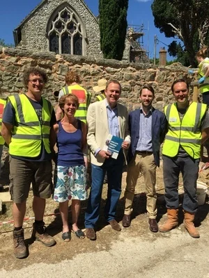 150713 NH at Sullington Manor restoration event.jpg