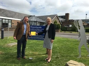 MP wishes Downlands headteacher a happy retirement