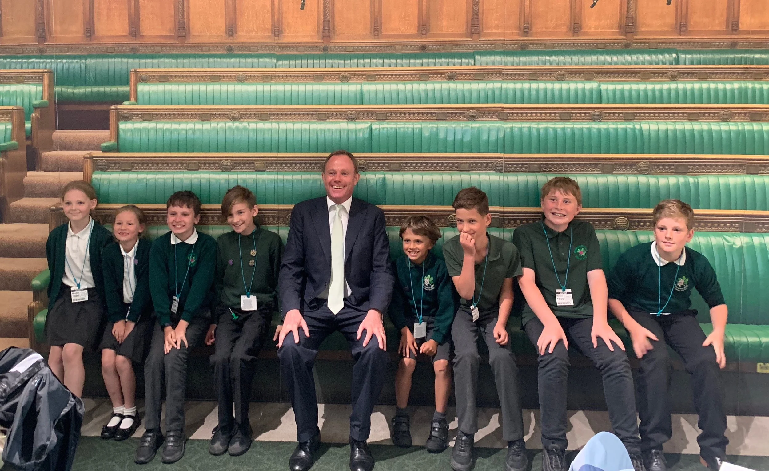 MP meets Wisborough Green pupils at the Houses of Parliament