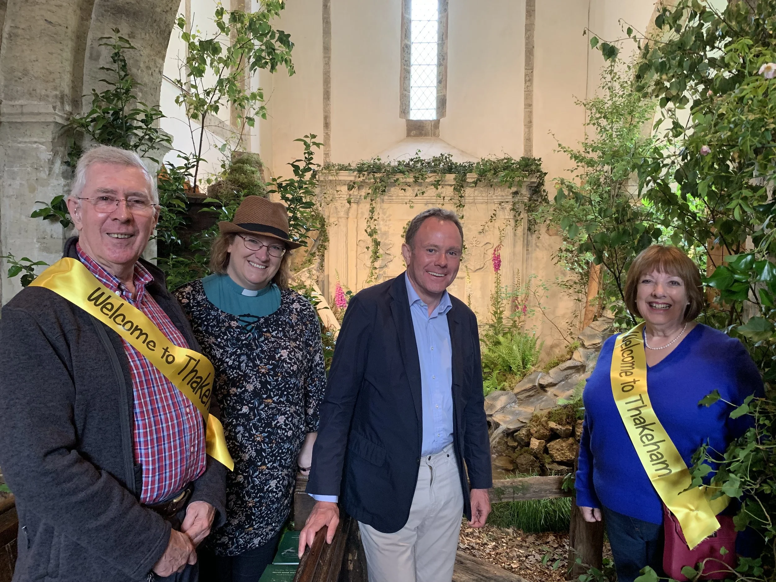 MP visits Thakeham’s Flower Festival