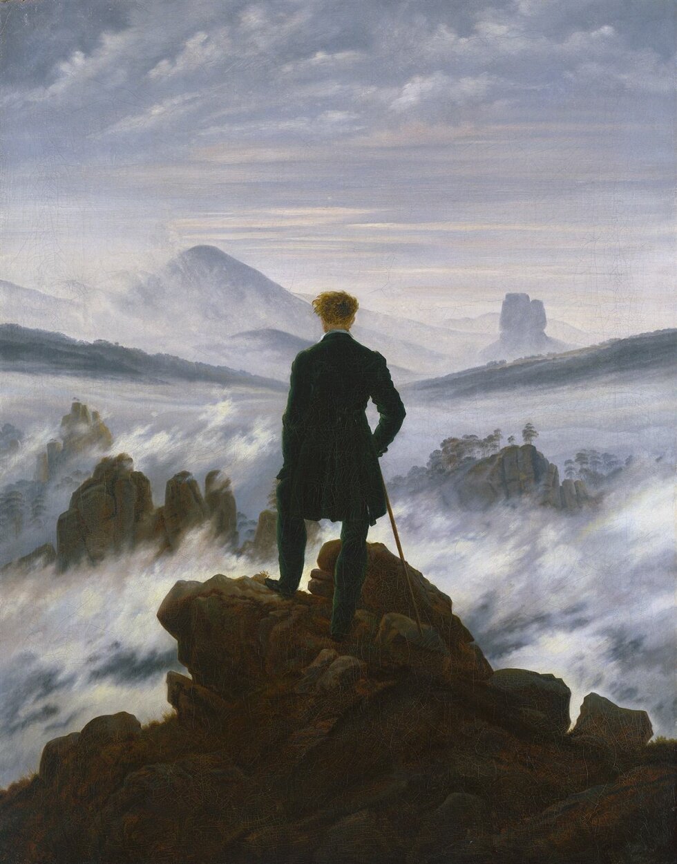 Der Wanderer uber dem Nebelmeer (The Wanderer above the Sea of Fog)