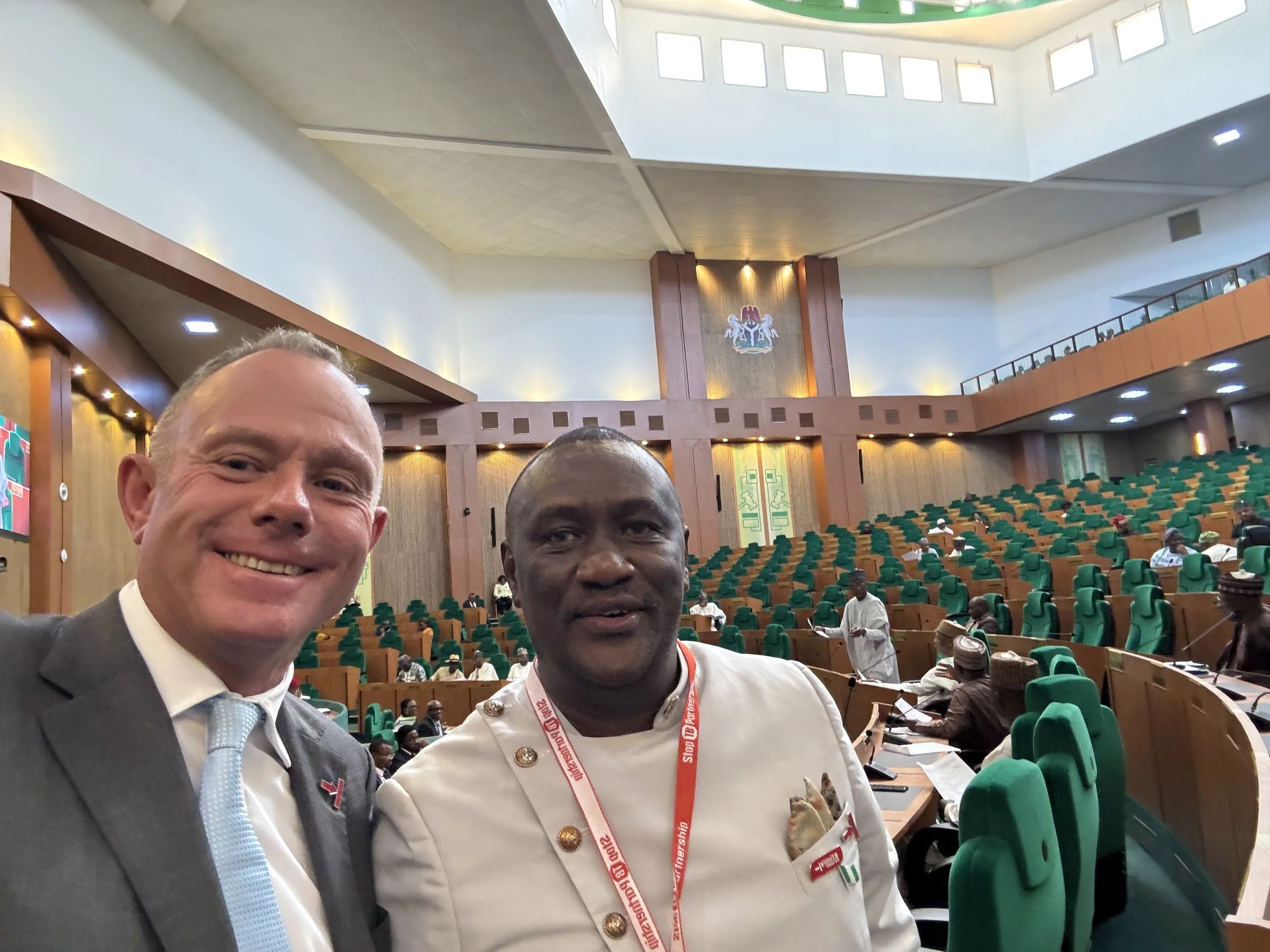 Nick addresses Nigerian Parliament on urgency of tackling TB