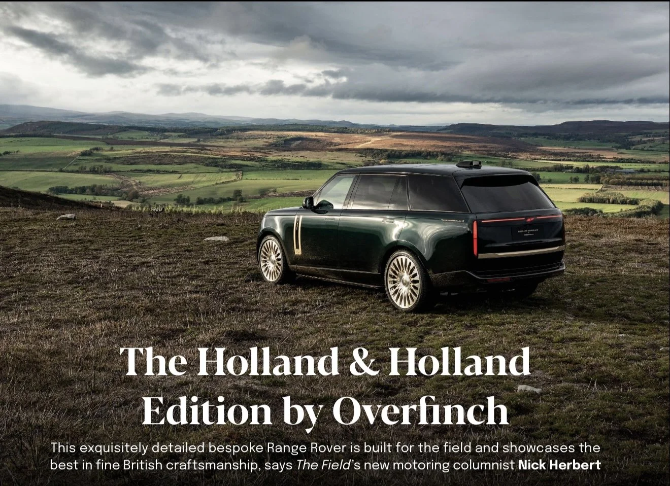 Nick becomes motoring correspondent of The Field Magazine