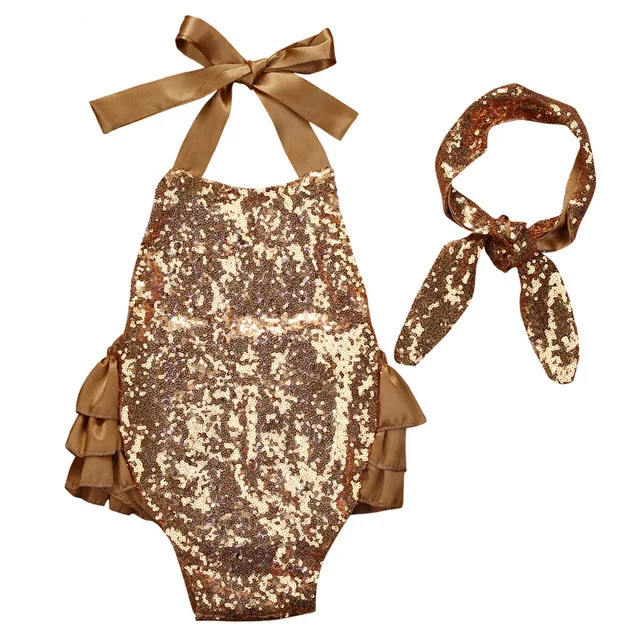 Sparkley Romper with Headband