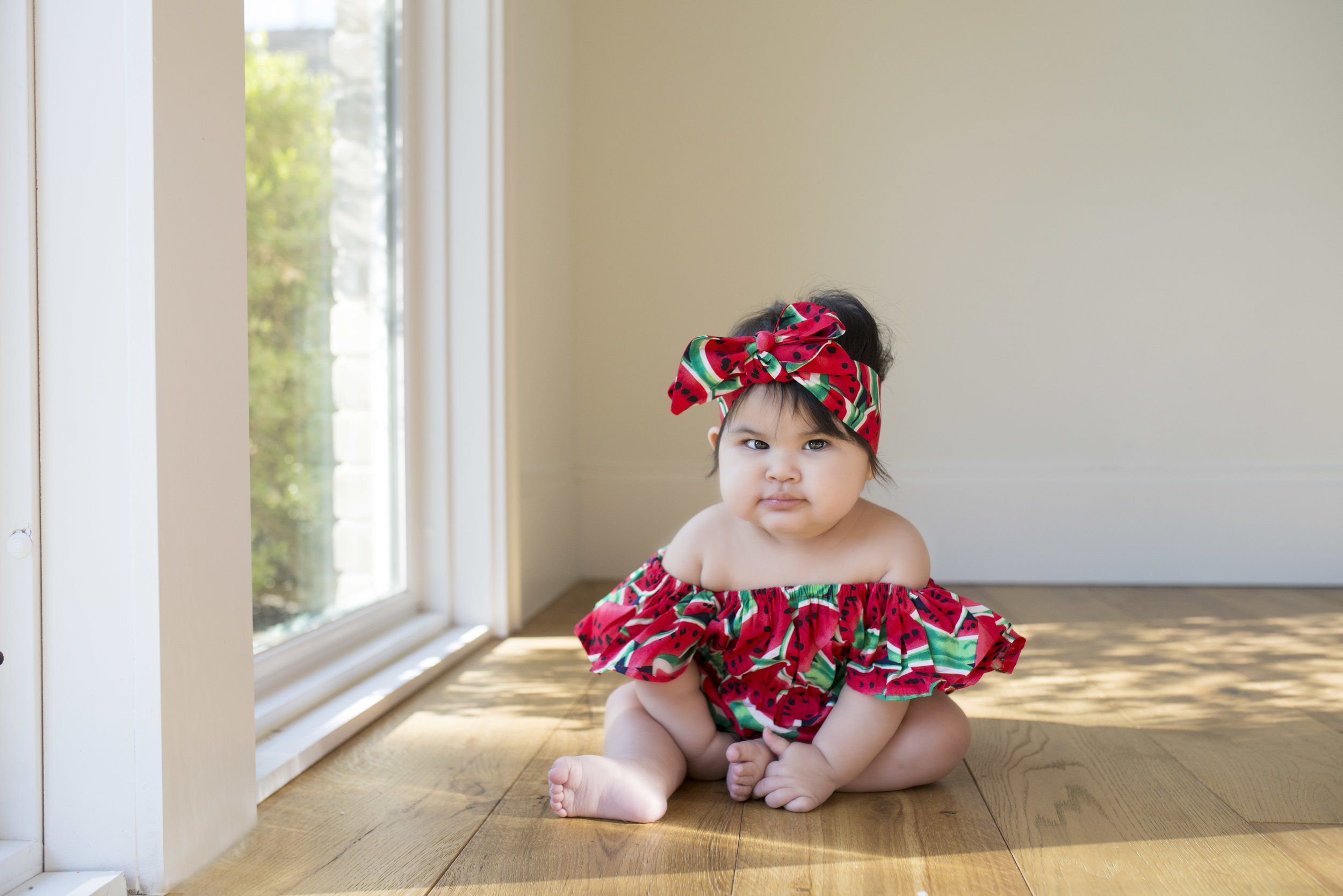 watermelon baby romper