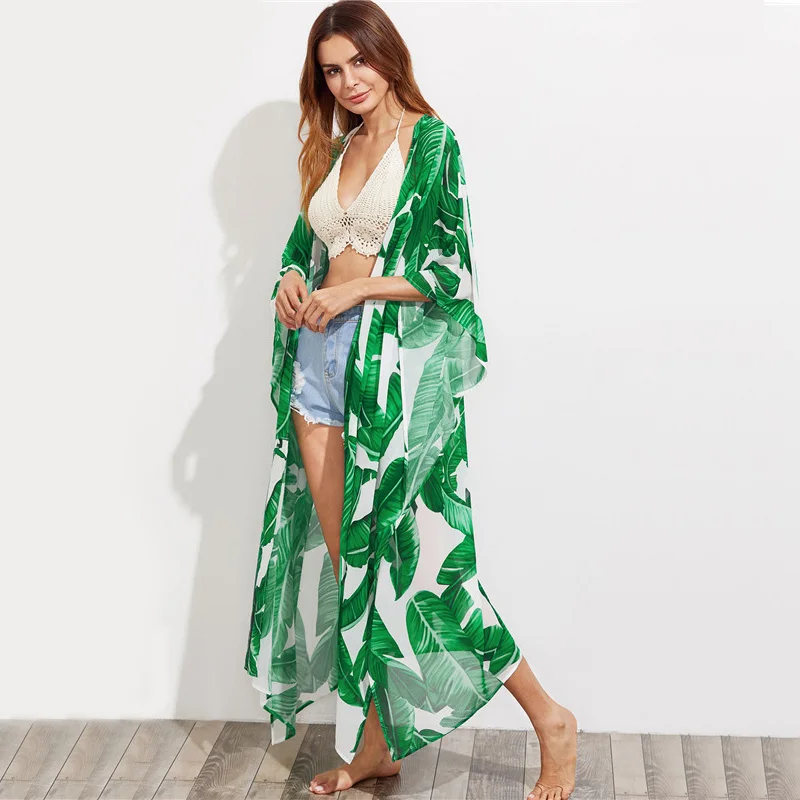 Green Leaf Kimono