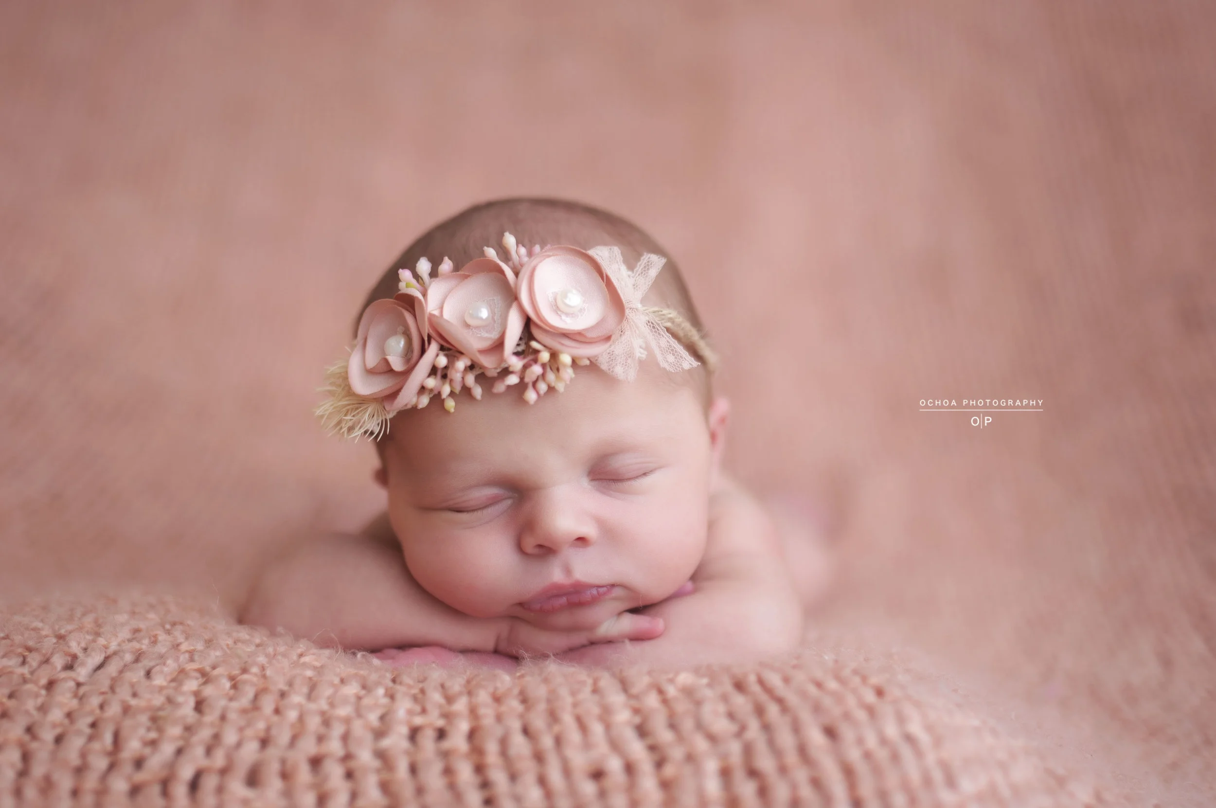 3 Flowers Tieback/headbands