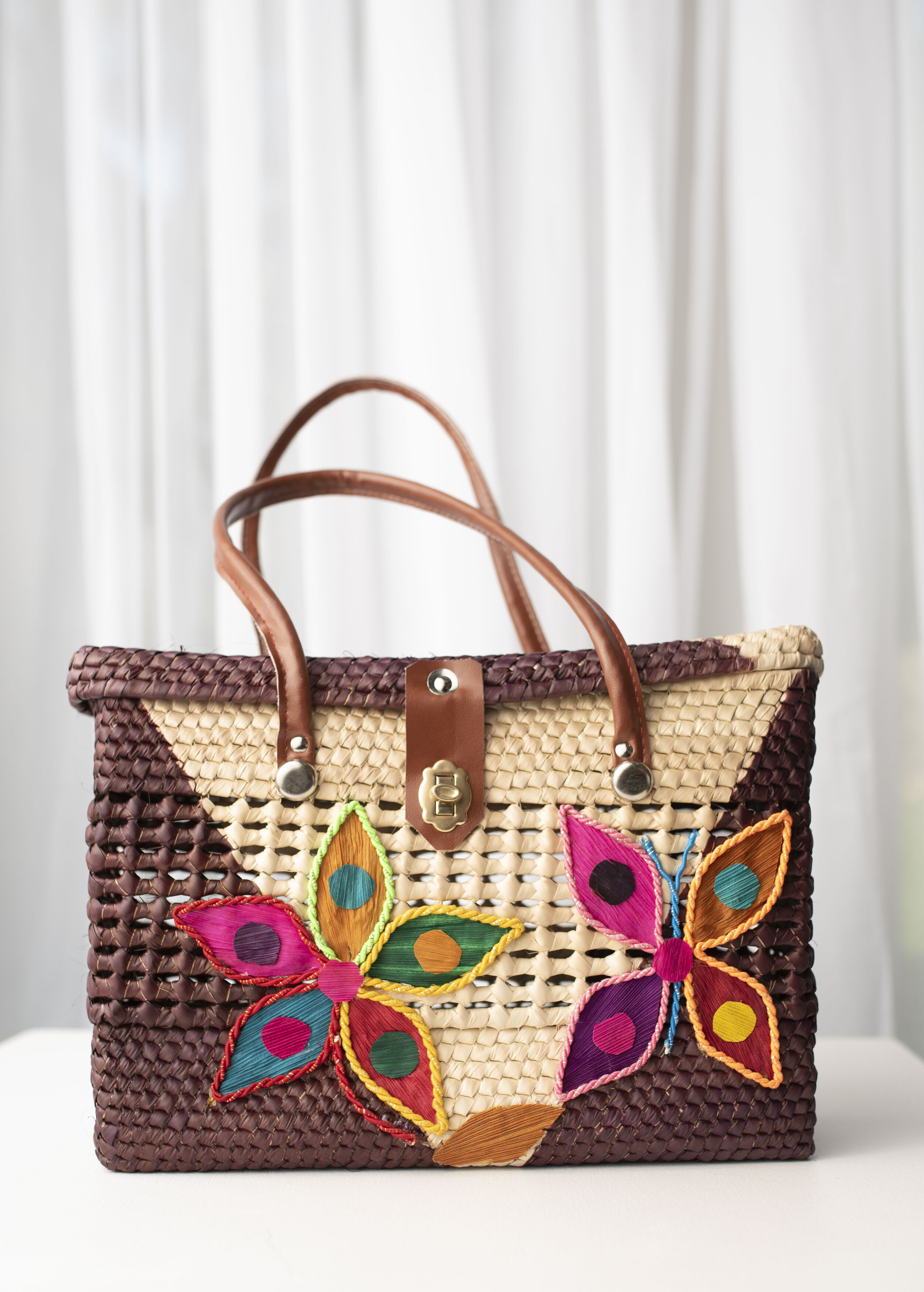 Large Wicker Mexican Purses