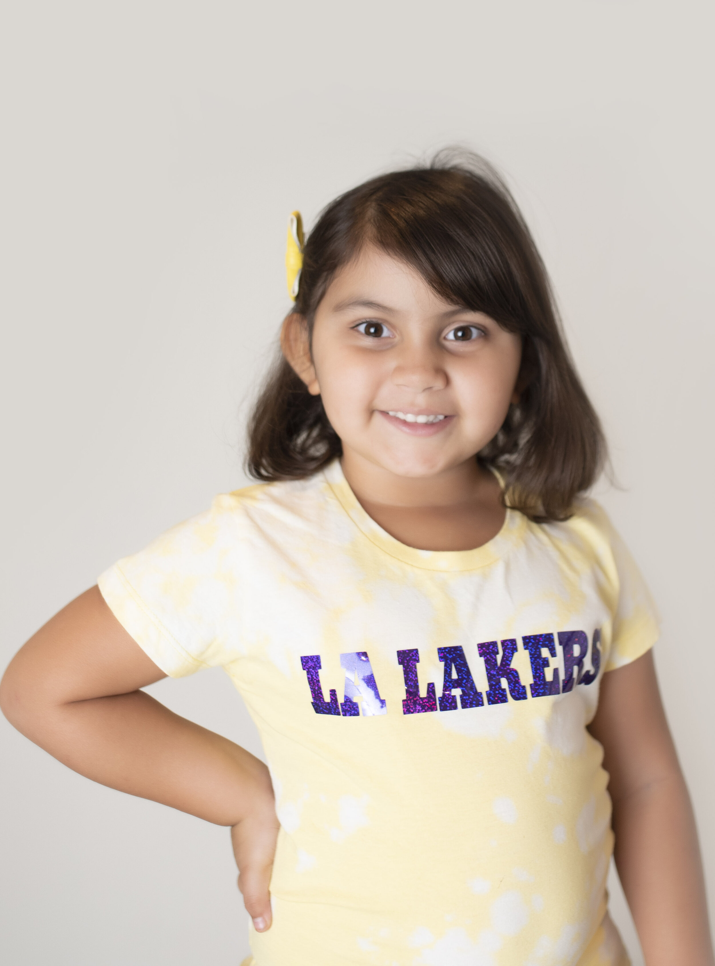 Lakers White Wash Tee