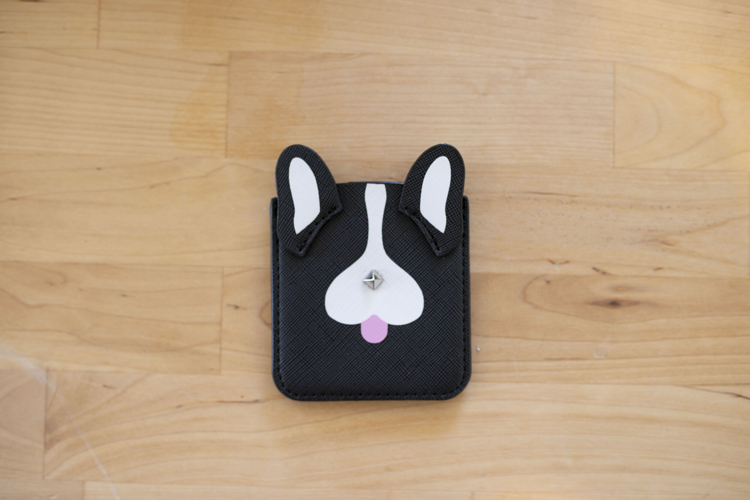 Bulldog Cellphone Sticker Pocket Backing