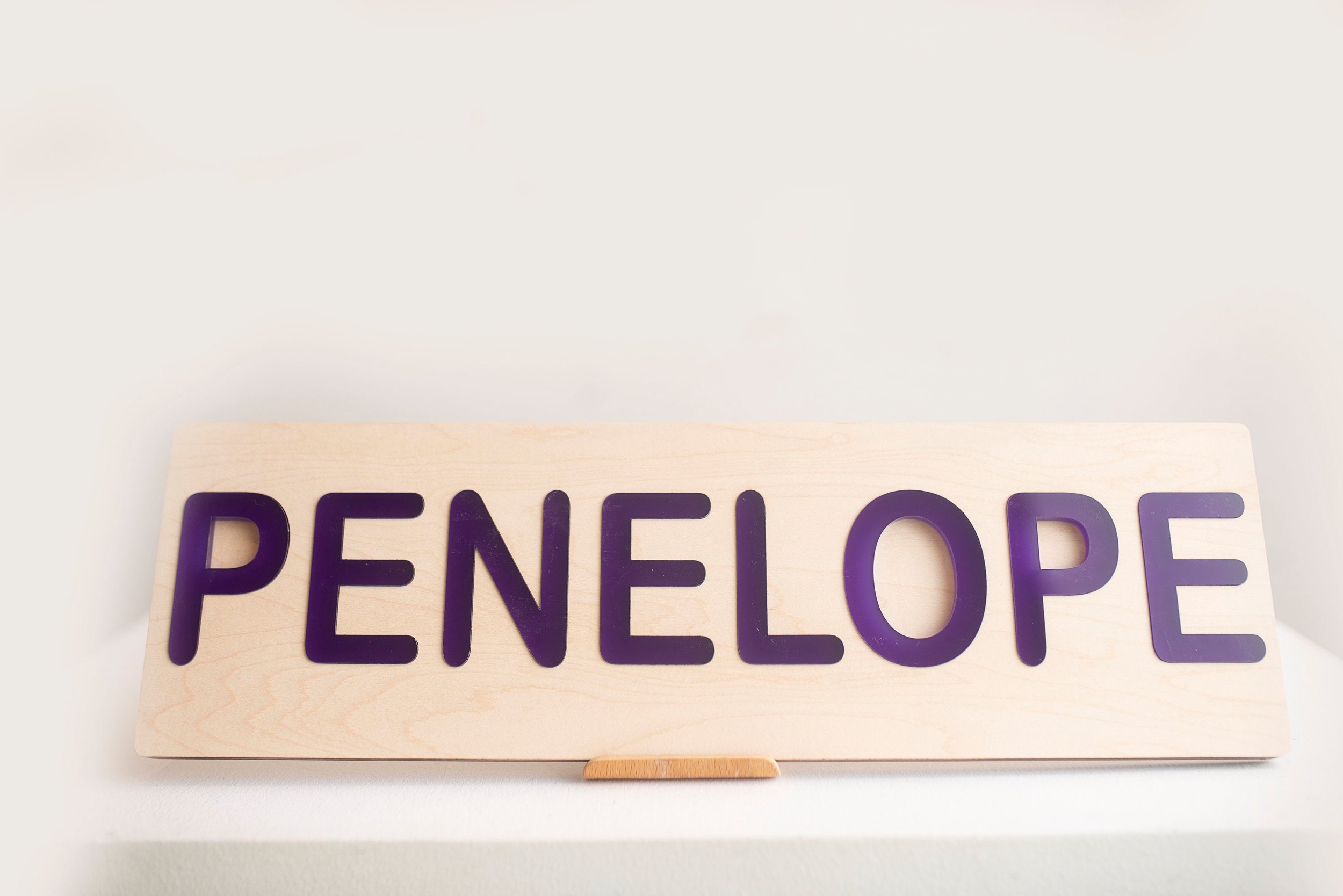 Personalized Wood & Acrylic Name Puzzle