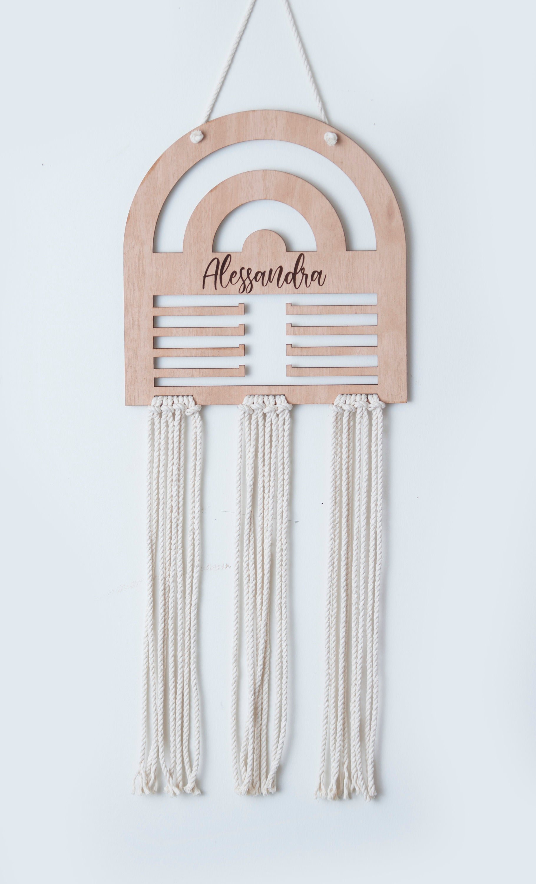 Personalized Headbands & Bows Rainbow Holder