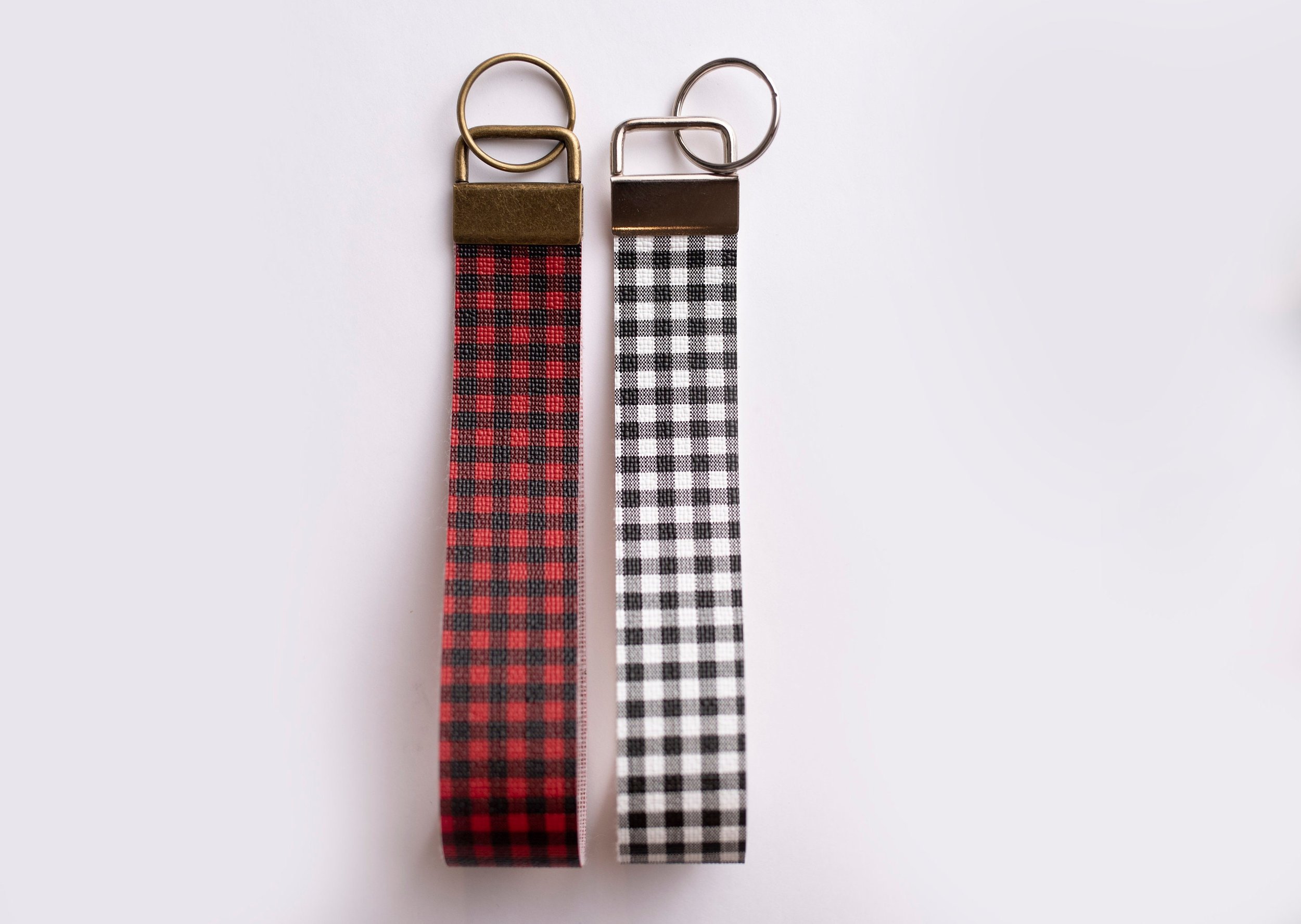 Plaid Wristlet, Key Holder