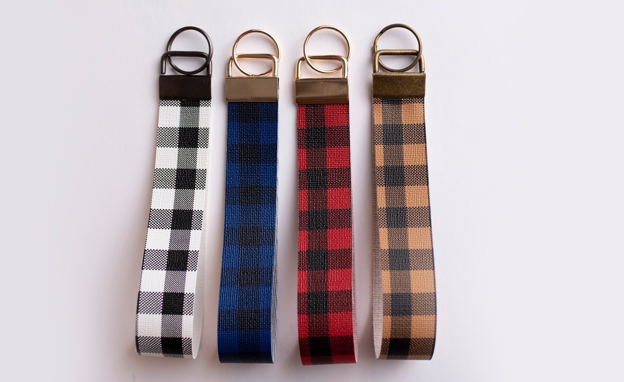 Plaid Wristlet