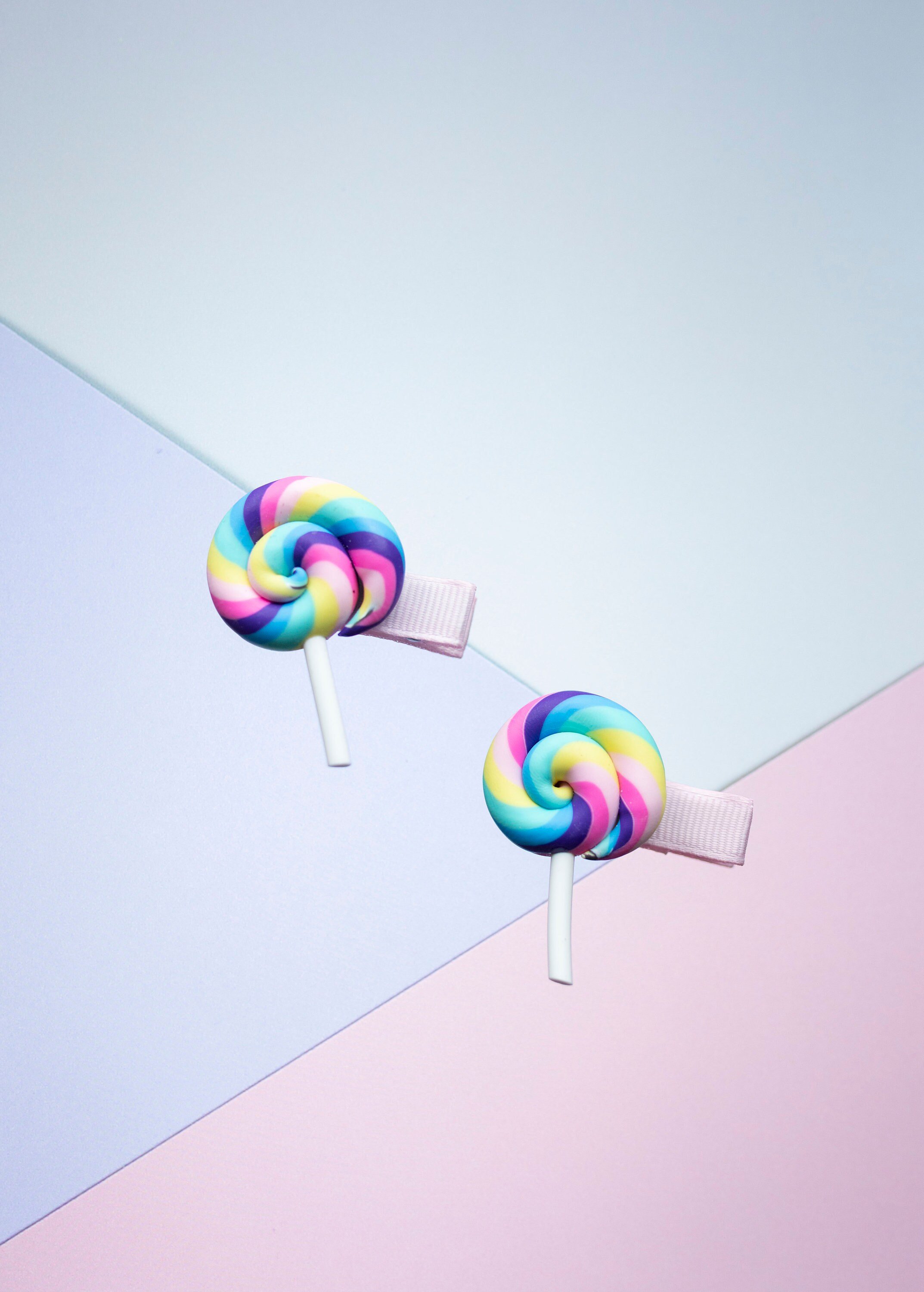 Set of 2 Lollipop Barrettes