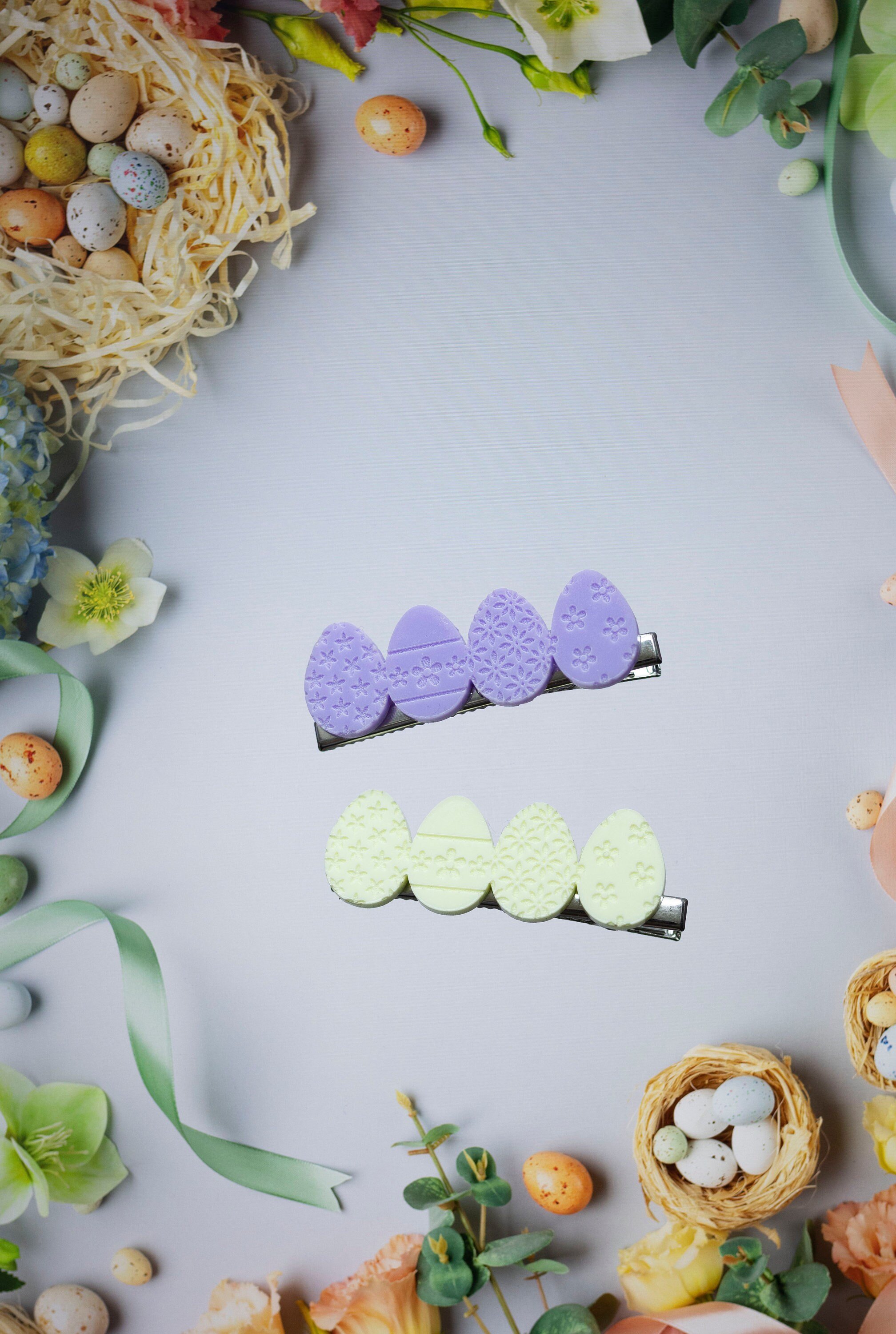 Easter Egg Acrylic Barrette