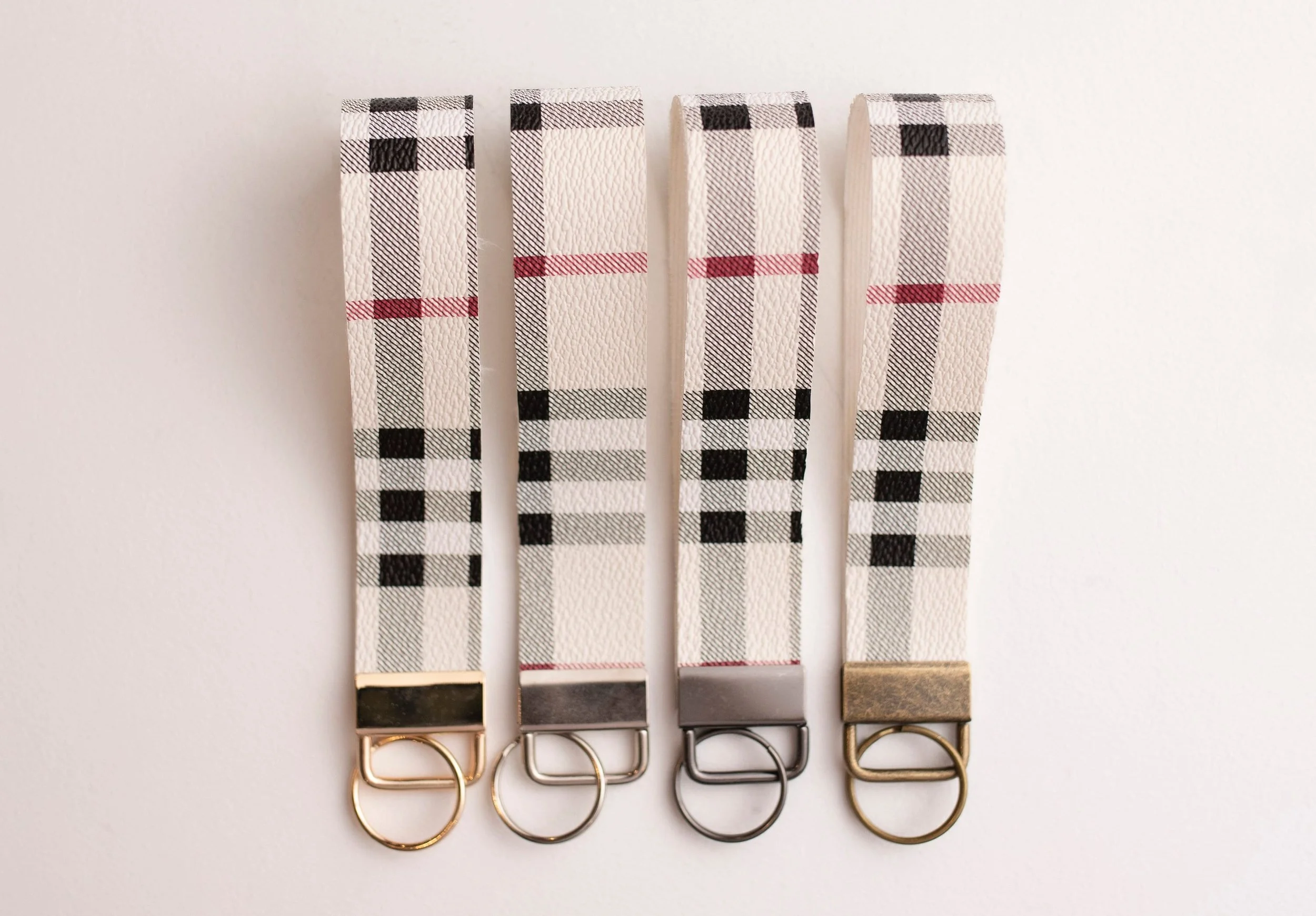 Plaid Wristlet, Key Holder