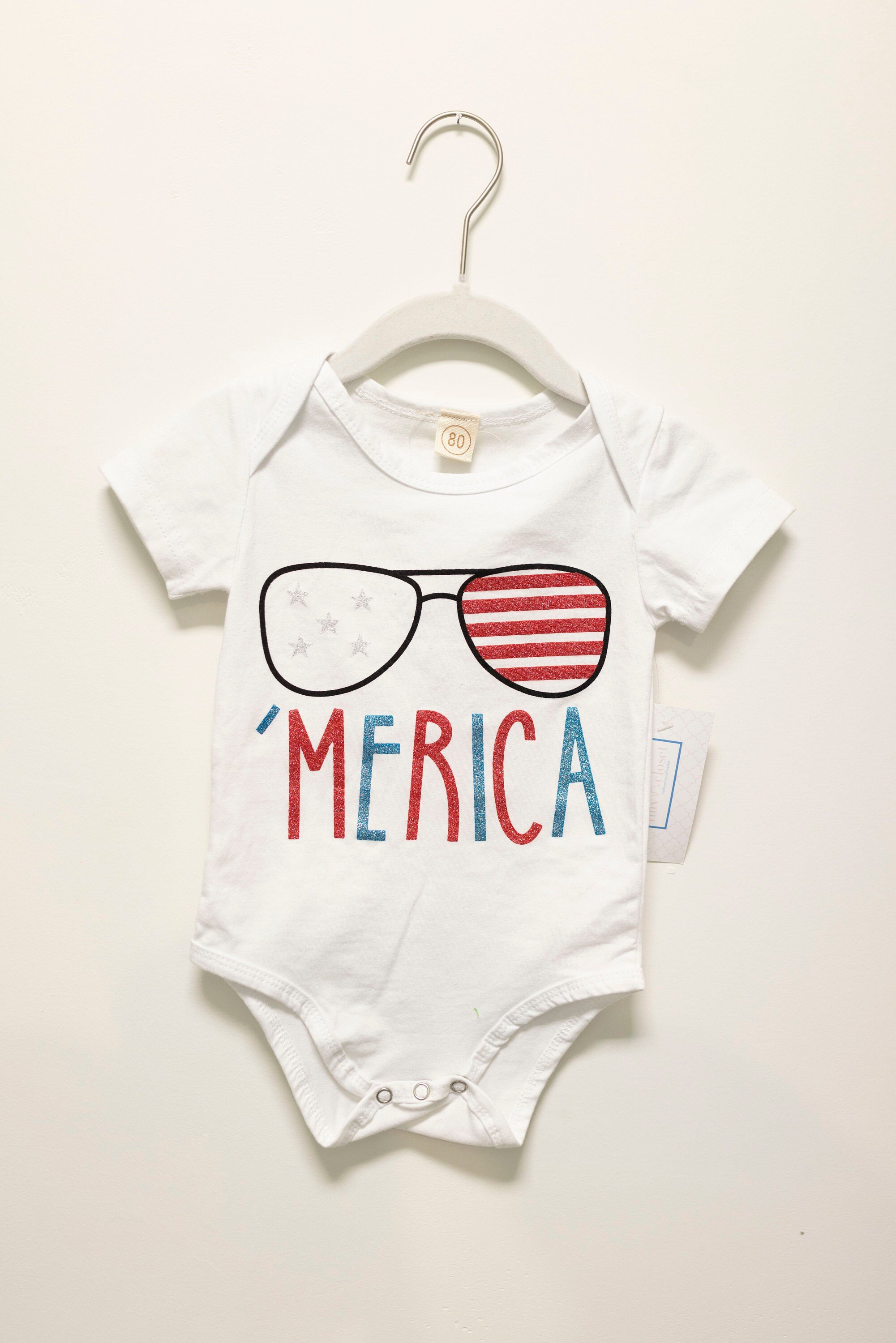 America Onesie 9-12m