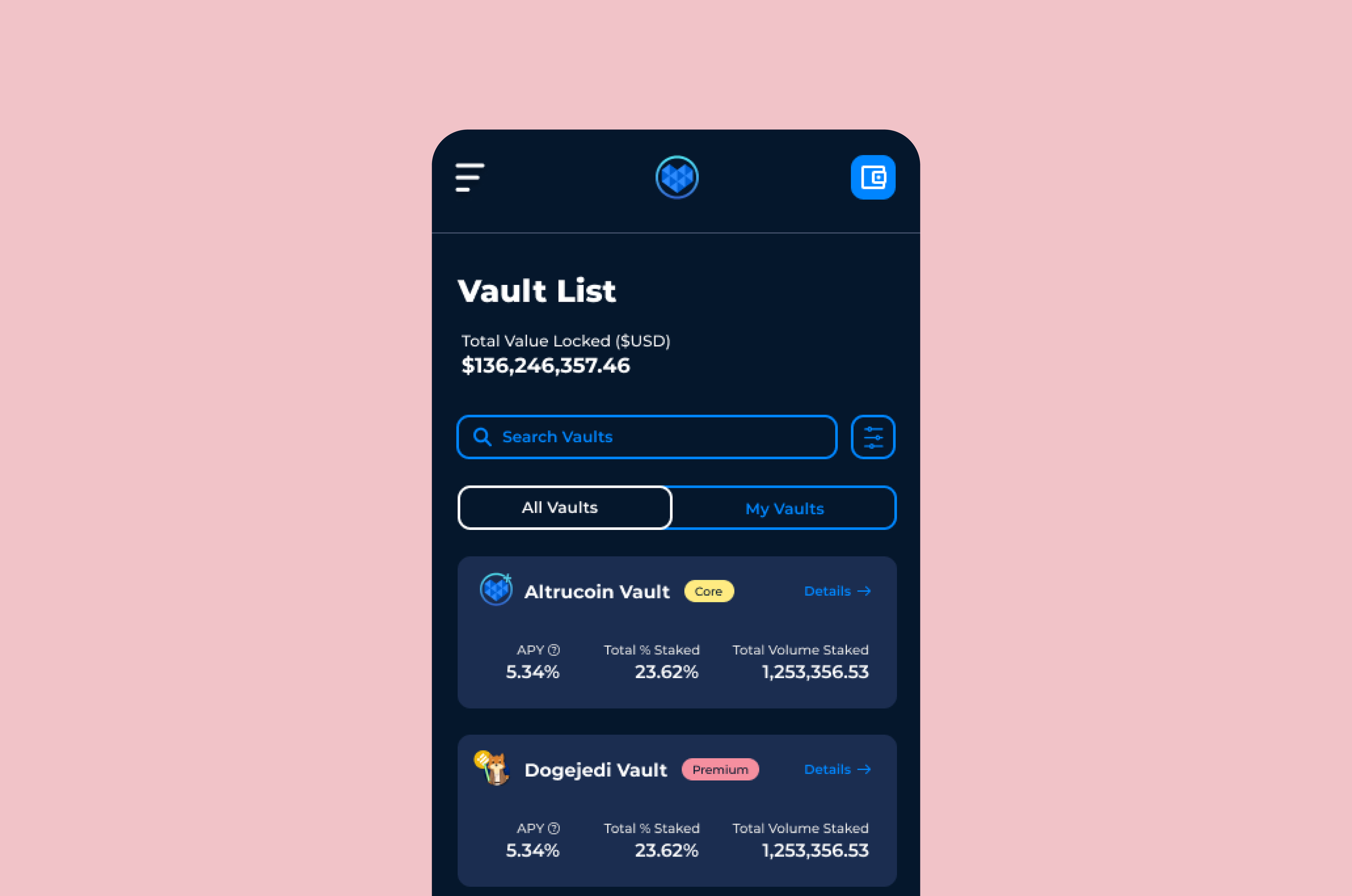 View and manage crypto assets conveniently from any mobile device.