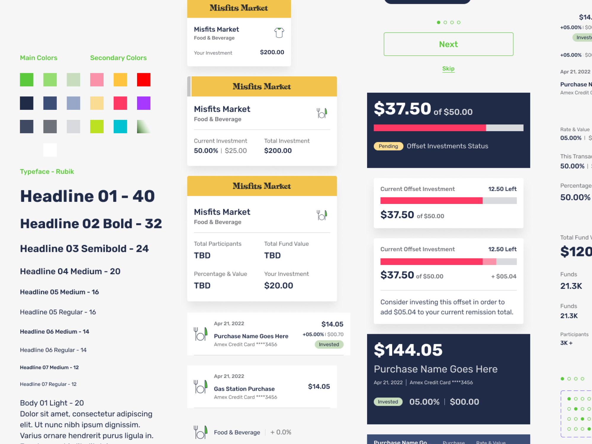 Key Screens