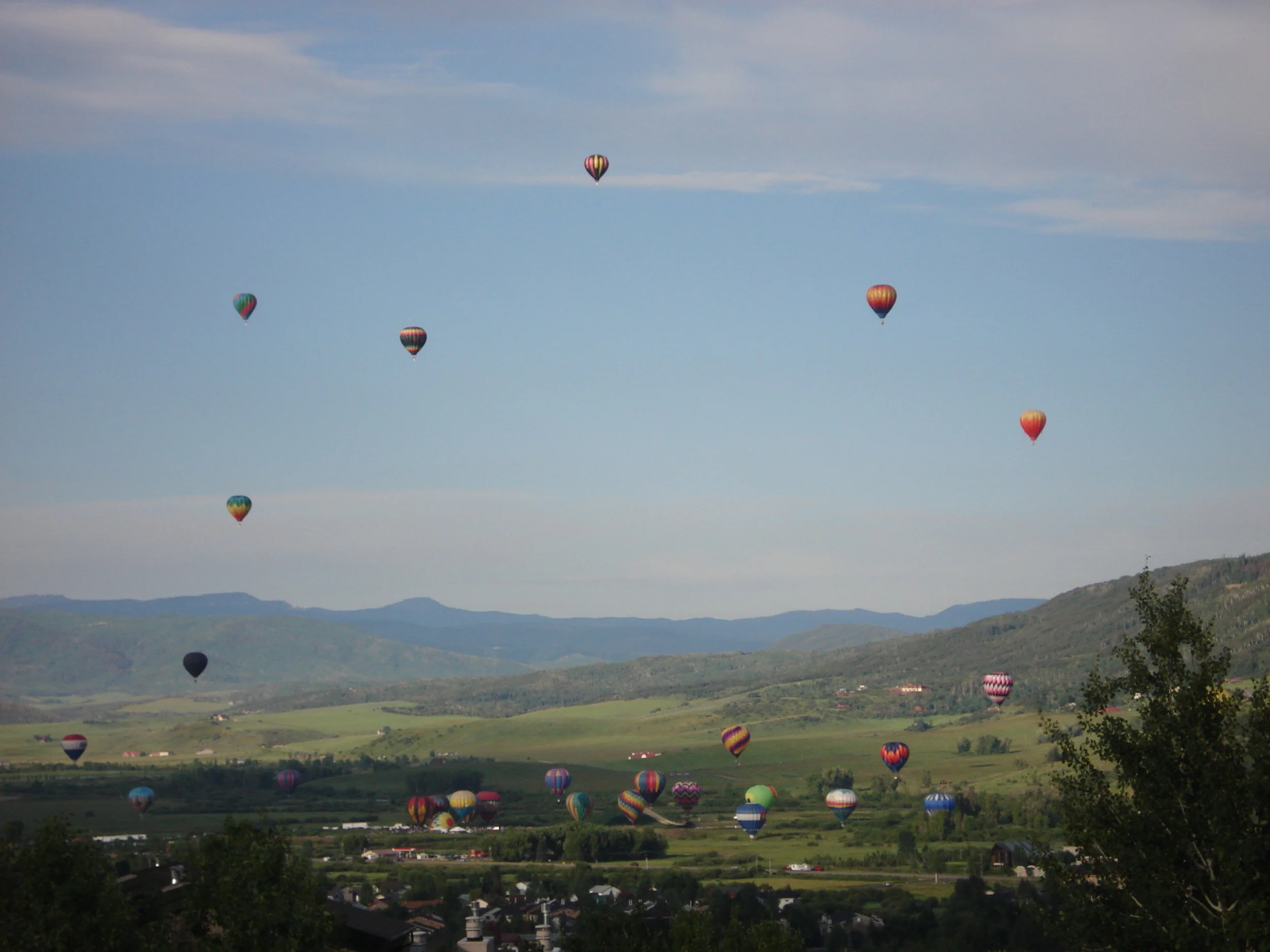 View of Summer Balloon Rodeo