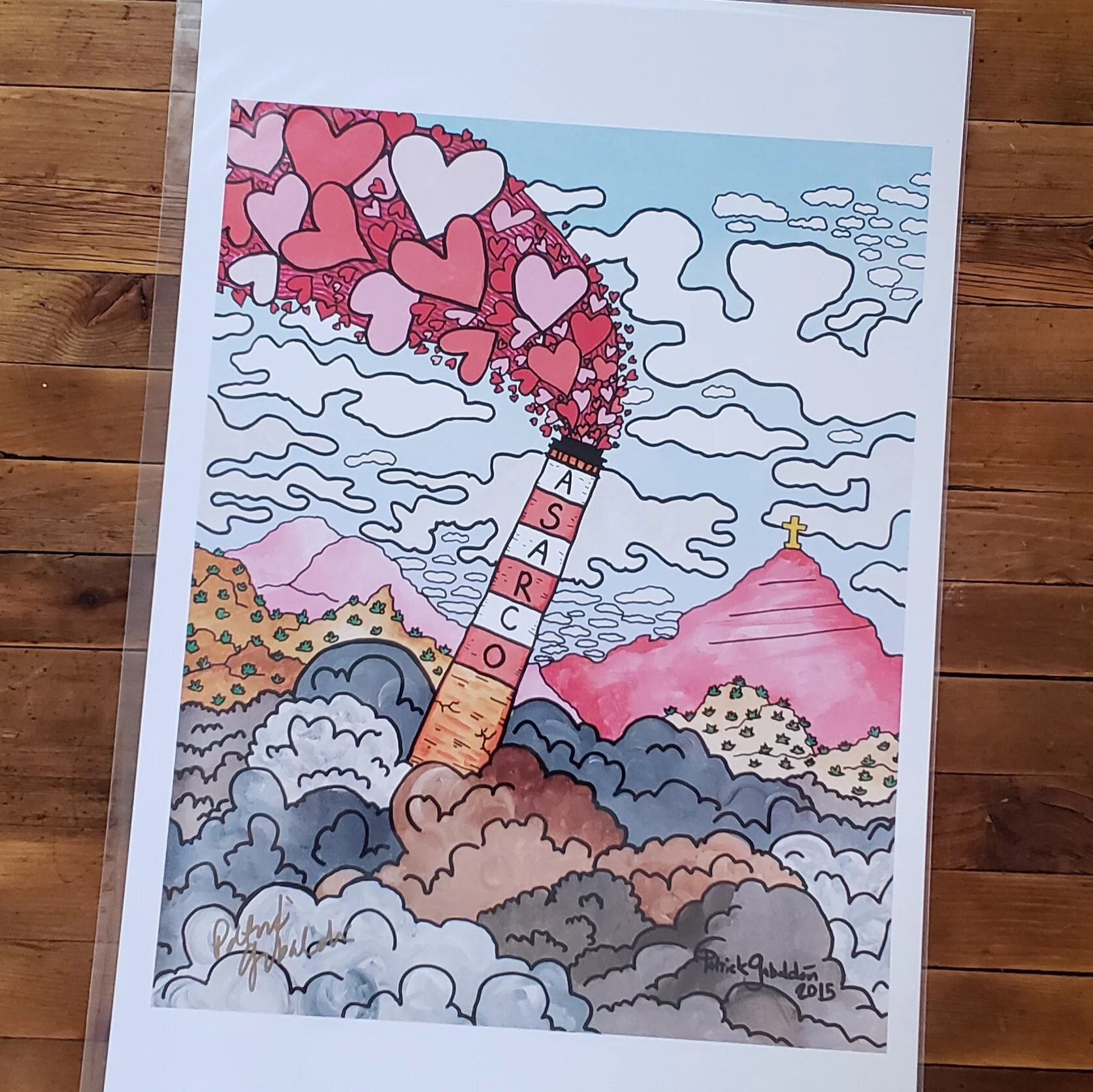 Asarco 12x18 Signed Print 