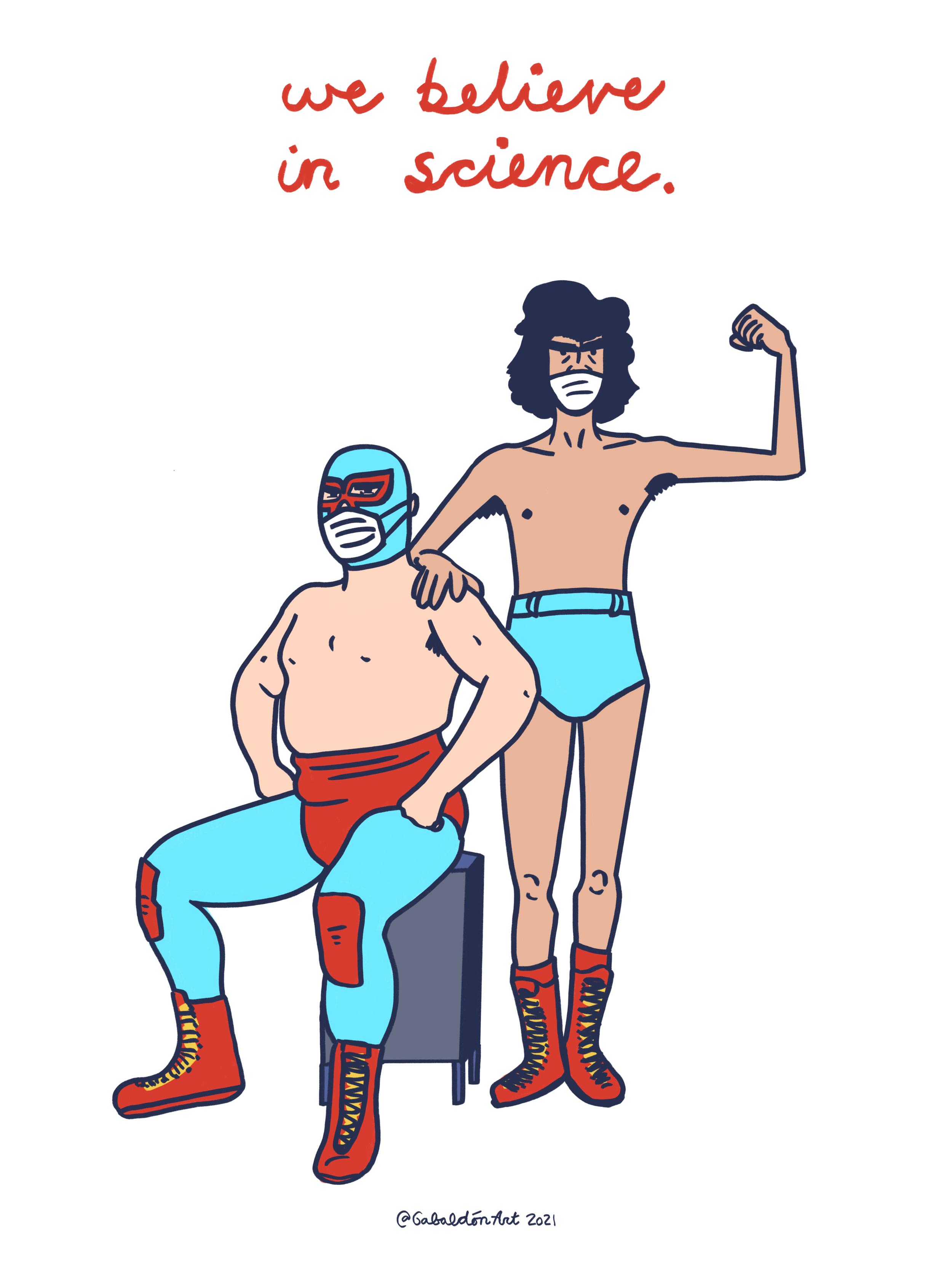 18x24 Print: We Believe in Science