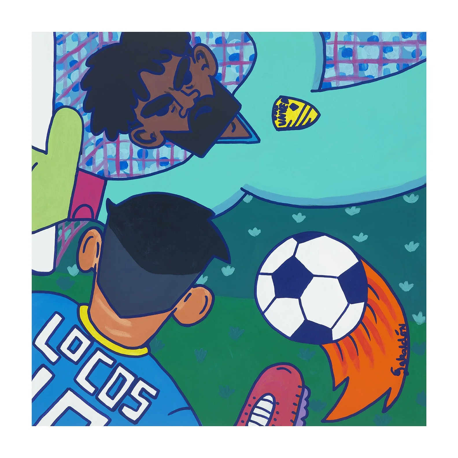 Original Art: Loco GOAL 20 x 20