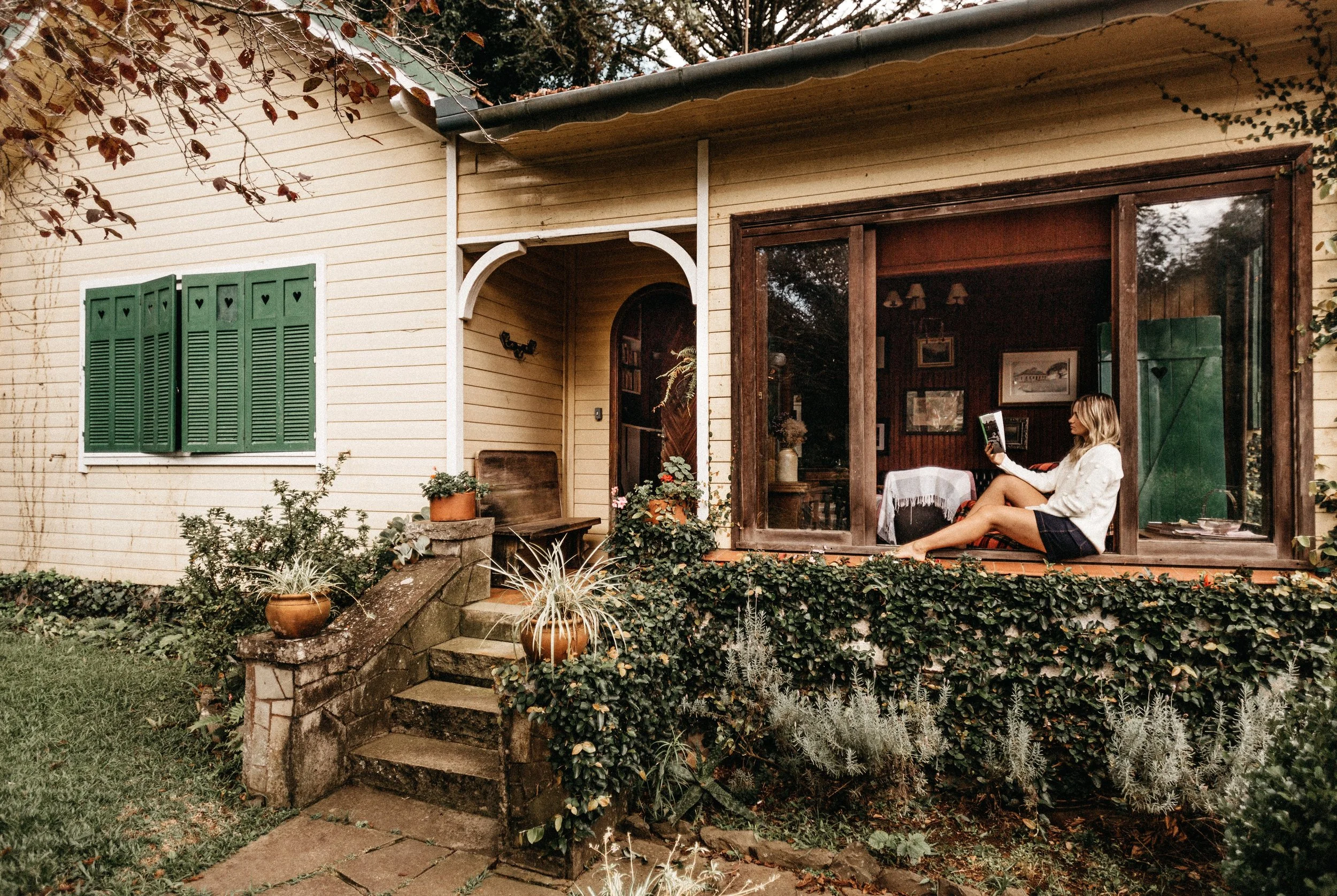 Porch + book + scones = a pretty good Sunday afternoon…