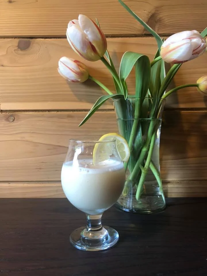 The Bee’s Clover I made. Look at that foam!