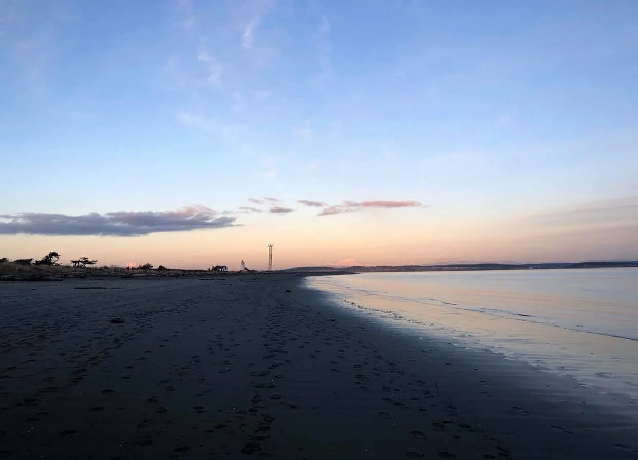 The beach at Fort Worden State Park, located in my hometown of Port Townsend, WA and setting of my novel Keep Me Afloat.