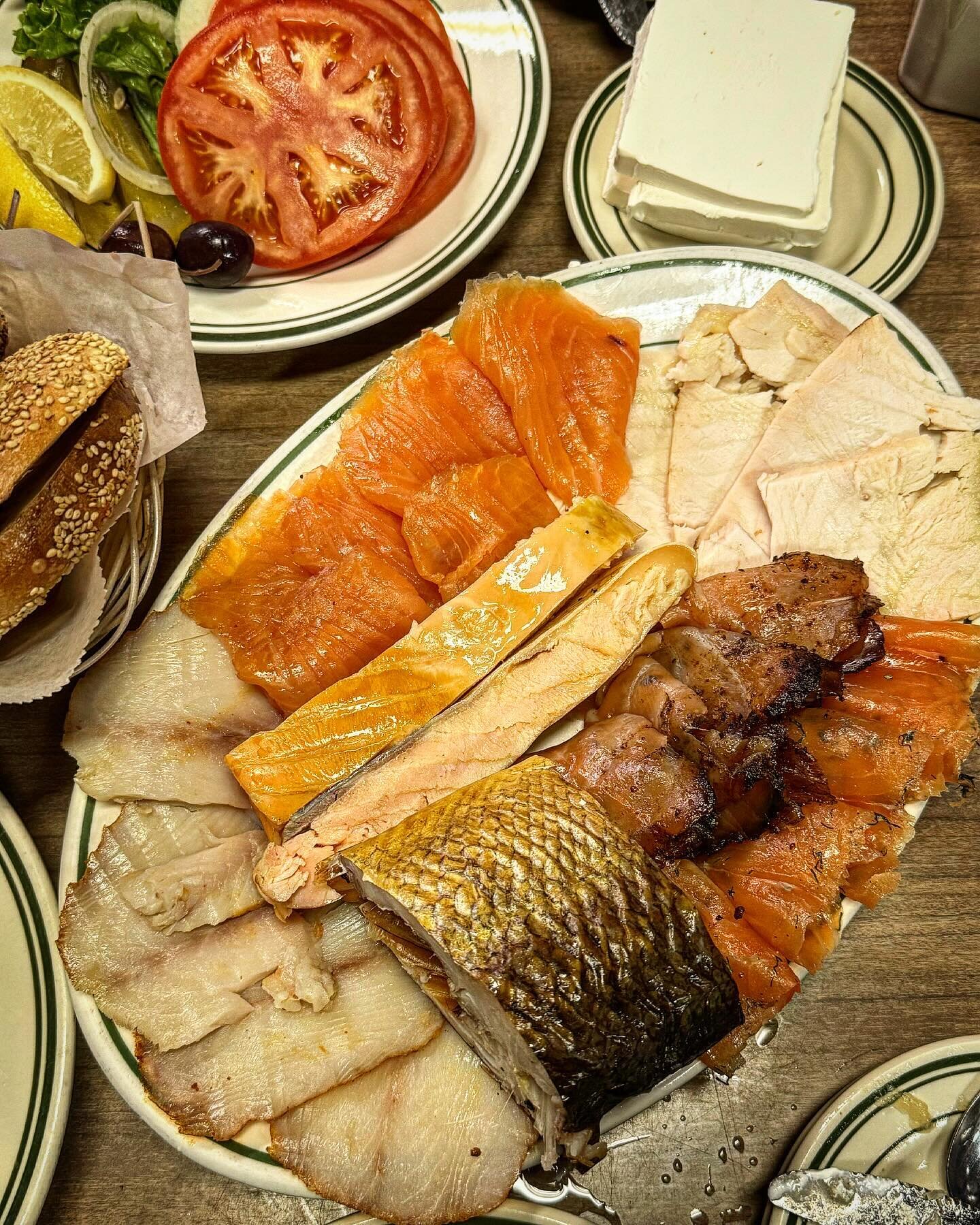 Other NY deliciousness for your eating inspiration. Love visiting during holiday seasons &mdash; truly my fav time to be in the city and work on my strong winterbod. enjoy! 

-xx. 

1- smoked fish heaven @barneygreengrassnyc 
2- the only place that d