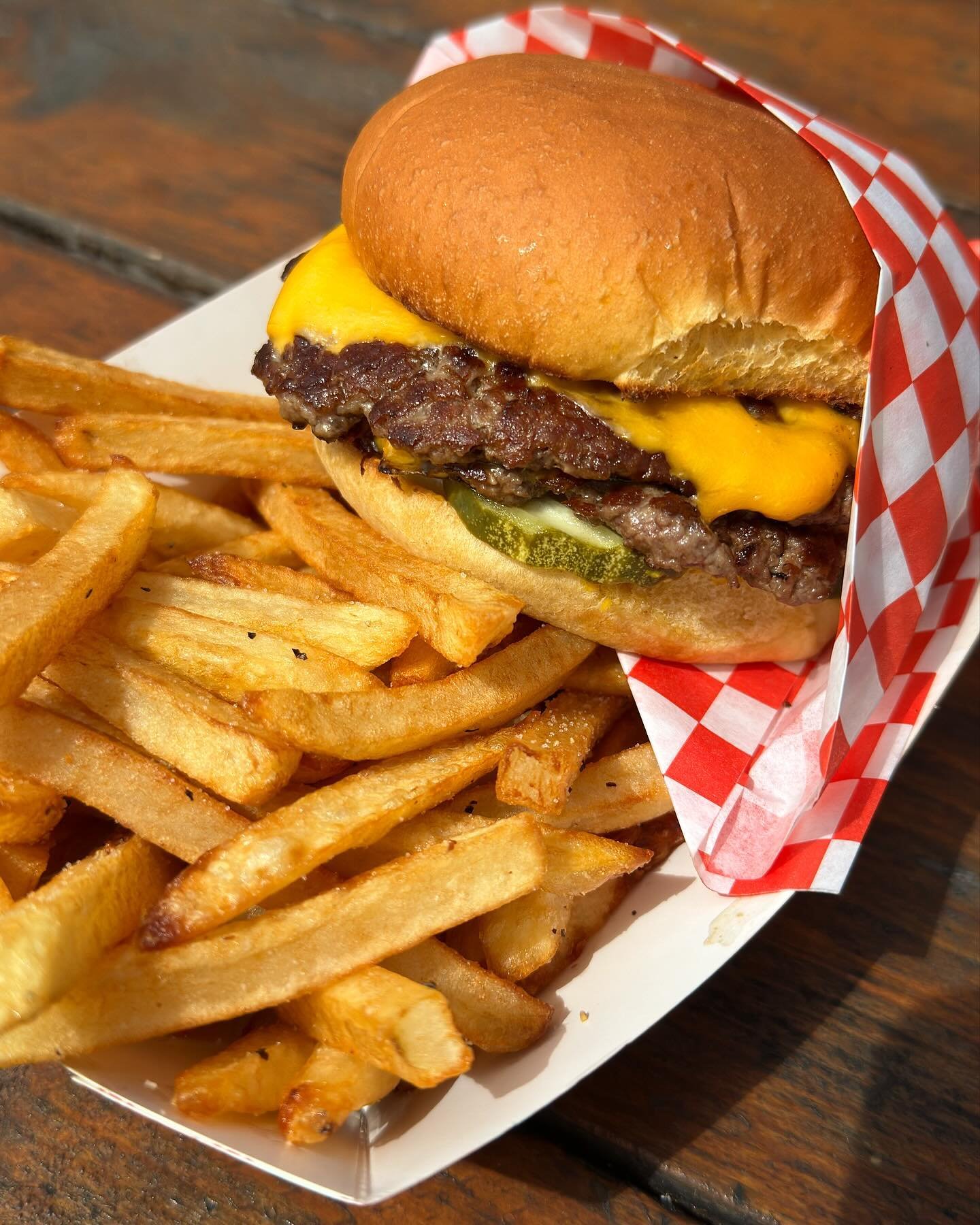 This may look like just another smash burger at first glance, but it&rsquo;s not. The double cheeseburger at burger littles, a 2-month-old food truck stationed at  park social  in mission bay, features 2x3.5oz patties made from beef they grind daily&